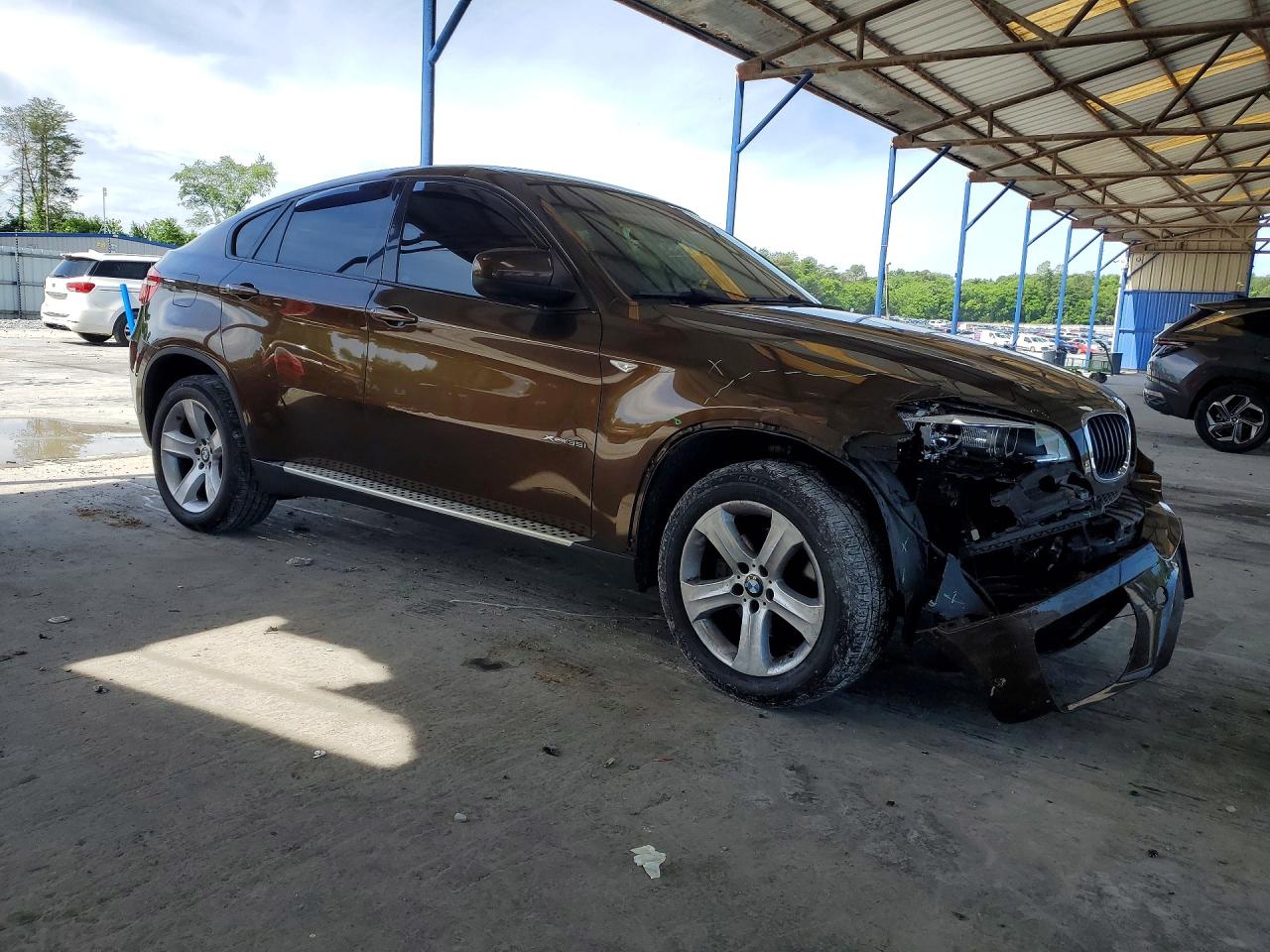 2014 Bmw X6 Xdrive35i Brown vin: 5UXFG2C51E0H09585