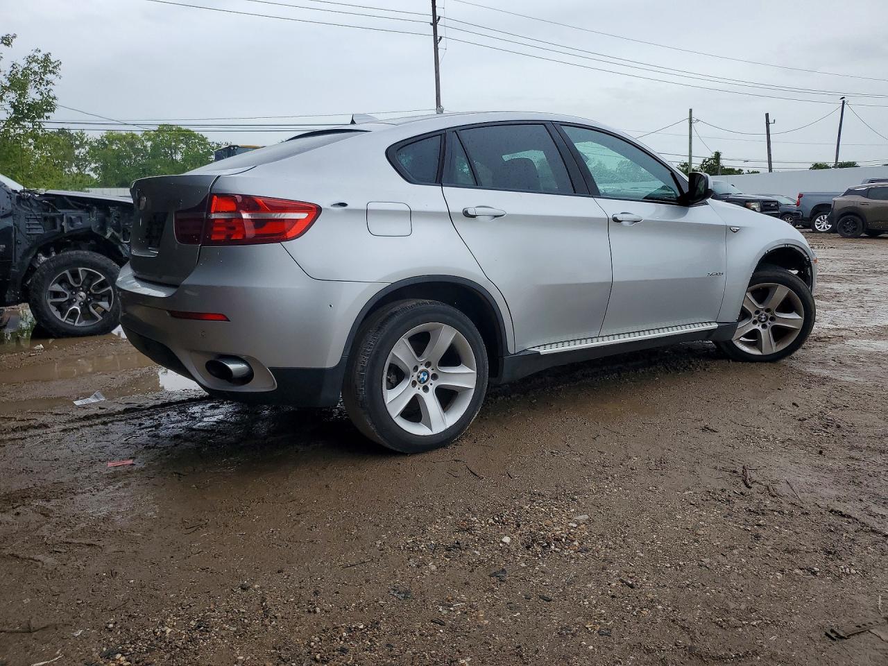 2014 Bmw X6 Xdrive35i Silver vin: 5UXFG2C51E0K41404