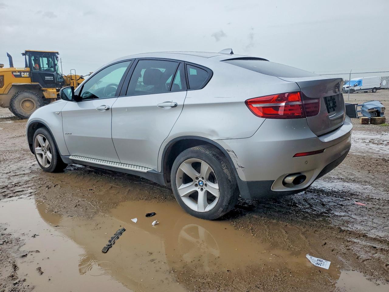 2014 Bmw X6 Xdrive35i Silver vin: 5UXFG2C51E0K41404