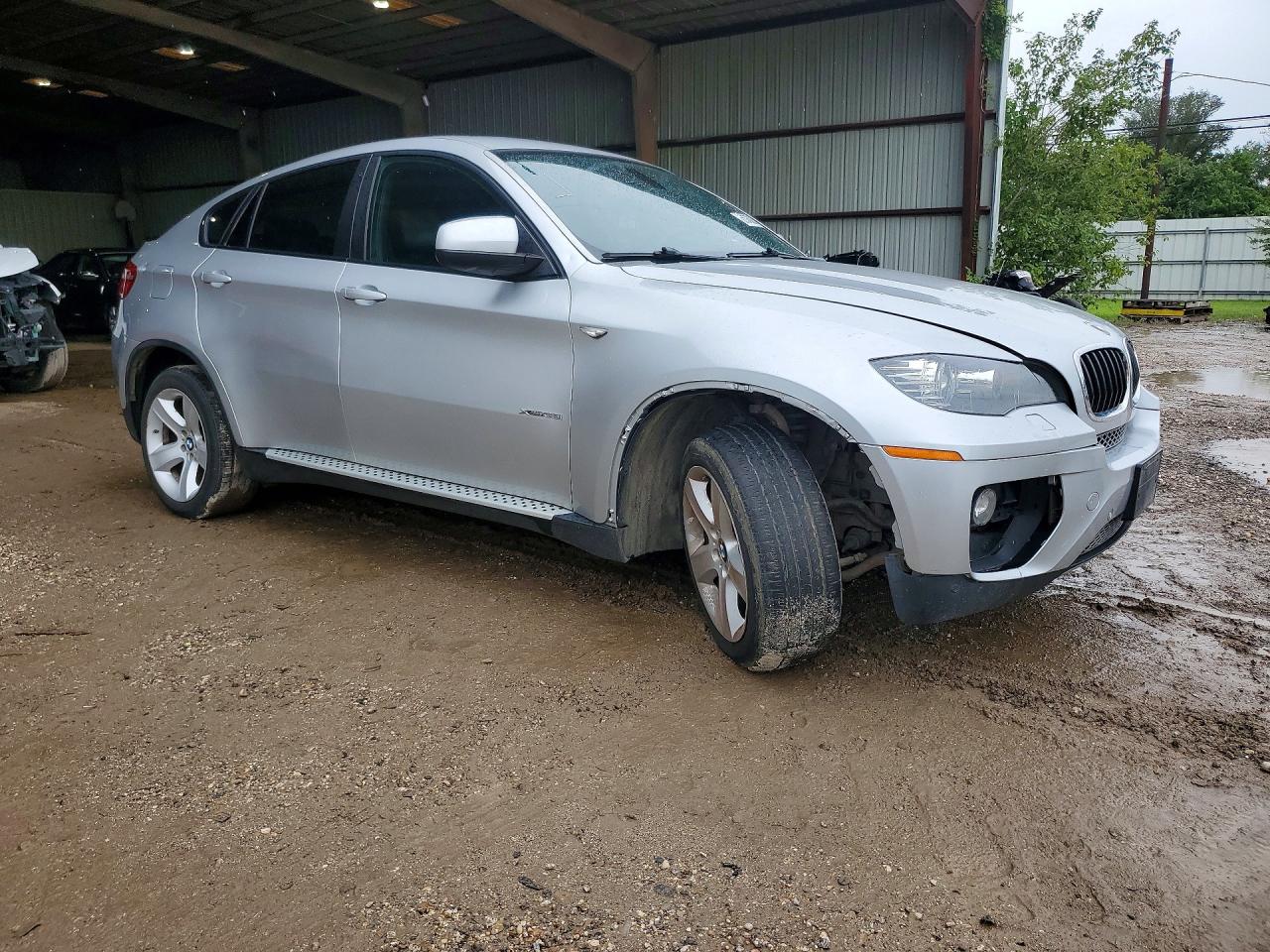 2014 Bmw X6 Xdrive35i Silver vin: 5UXFG2C51E0K41404