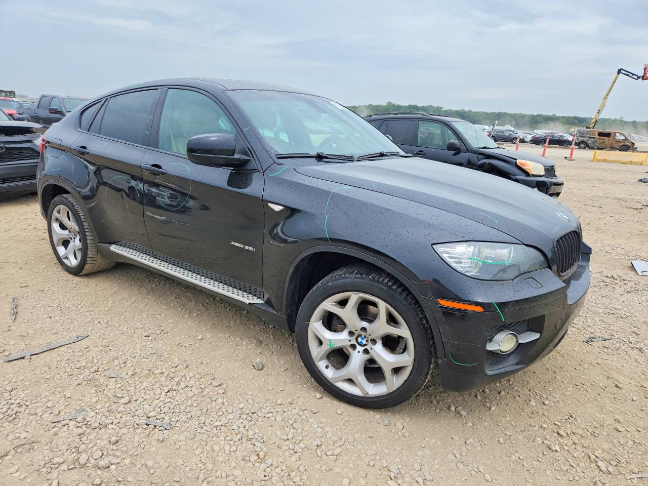 2011 Bmw X6 Xdrive35i Черный vin: 5UXFG2C52BLX05827