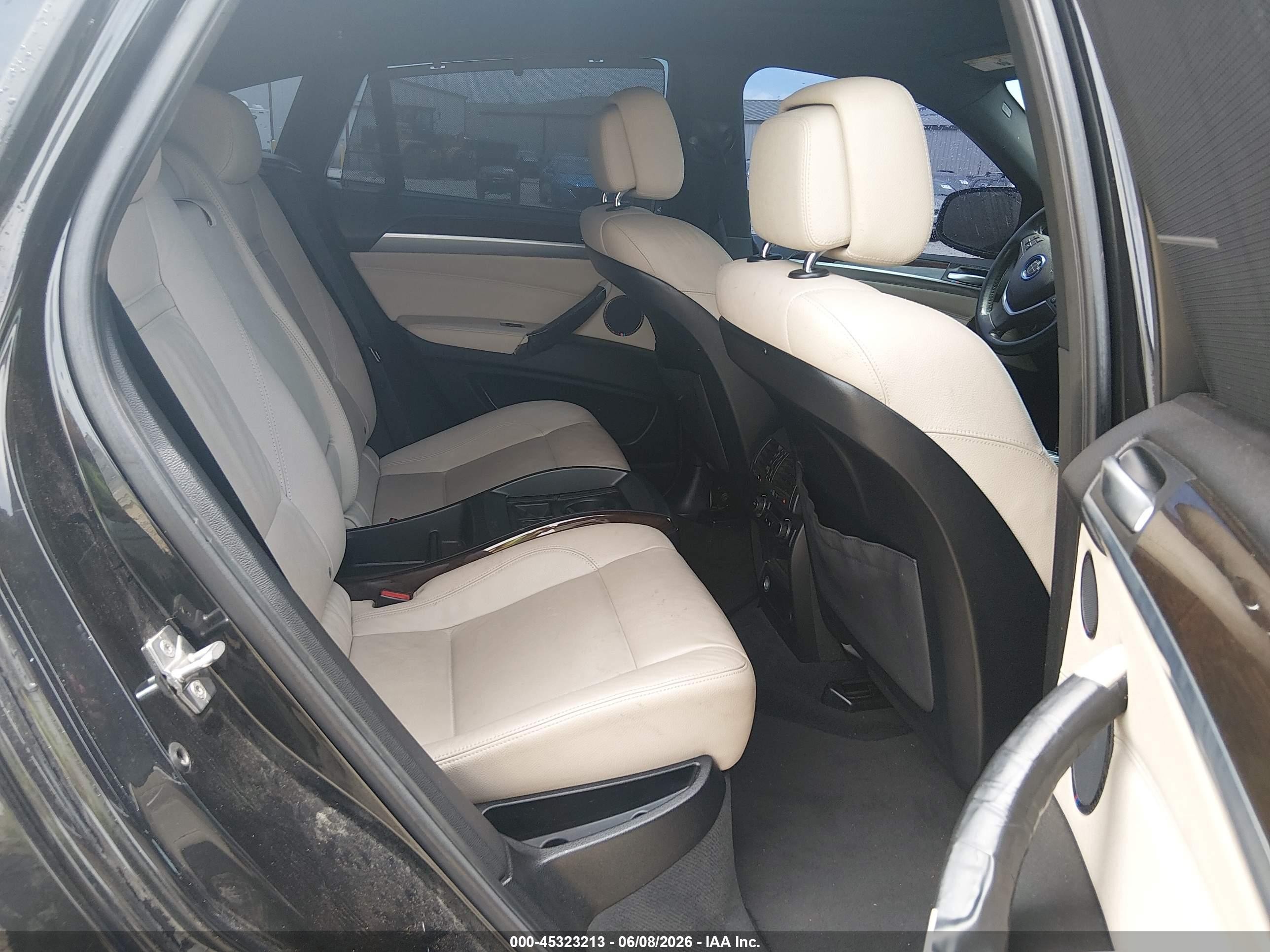 2011 Bmw X6 Xdrive35i Black vin: 5UXFG2C52BLX08095