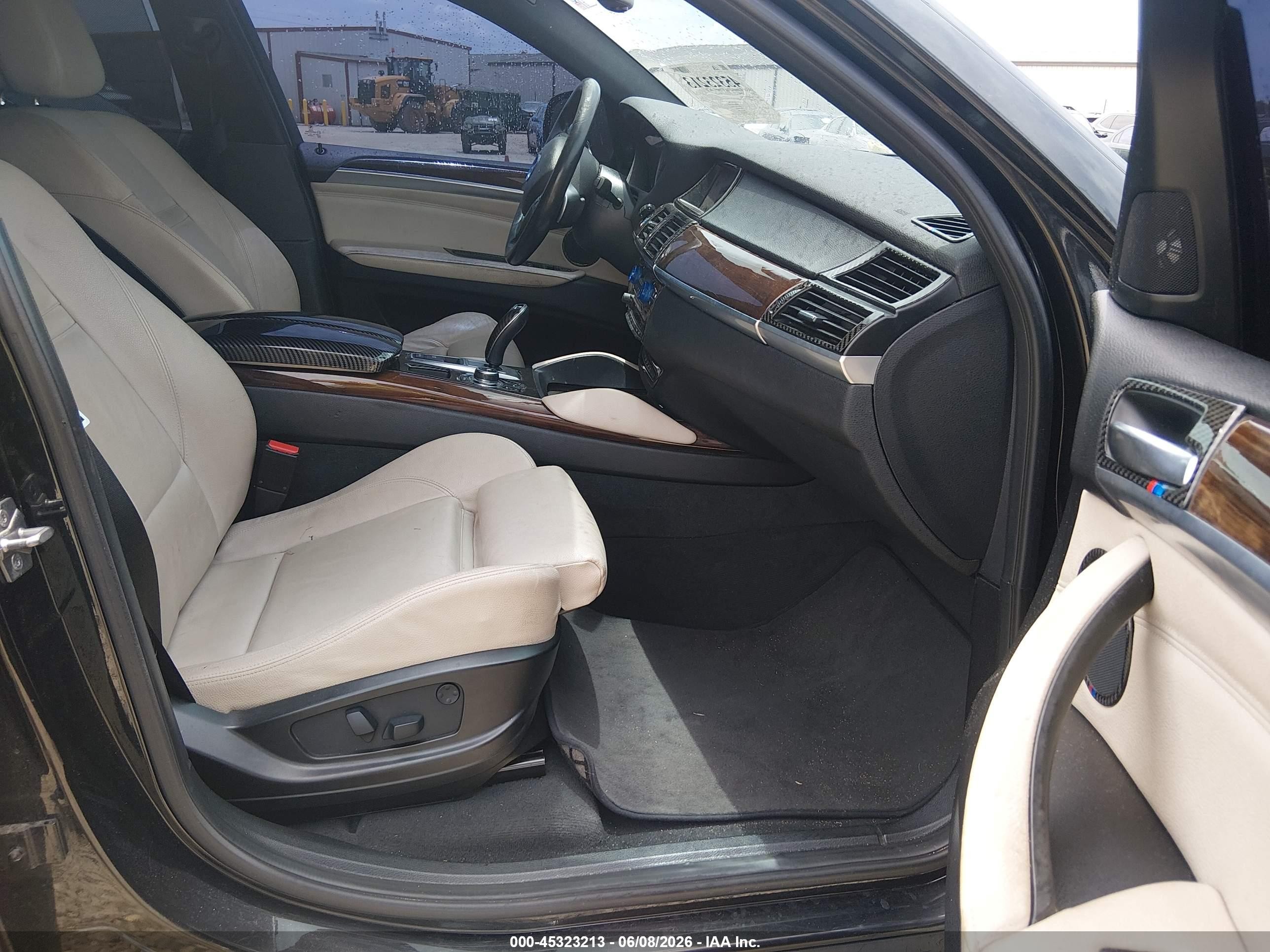 2011 Bmw X6 Xdrive35i Black vin: 5UXFG2C52BLX08095