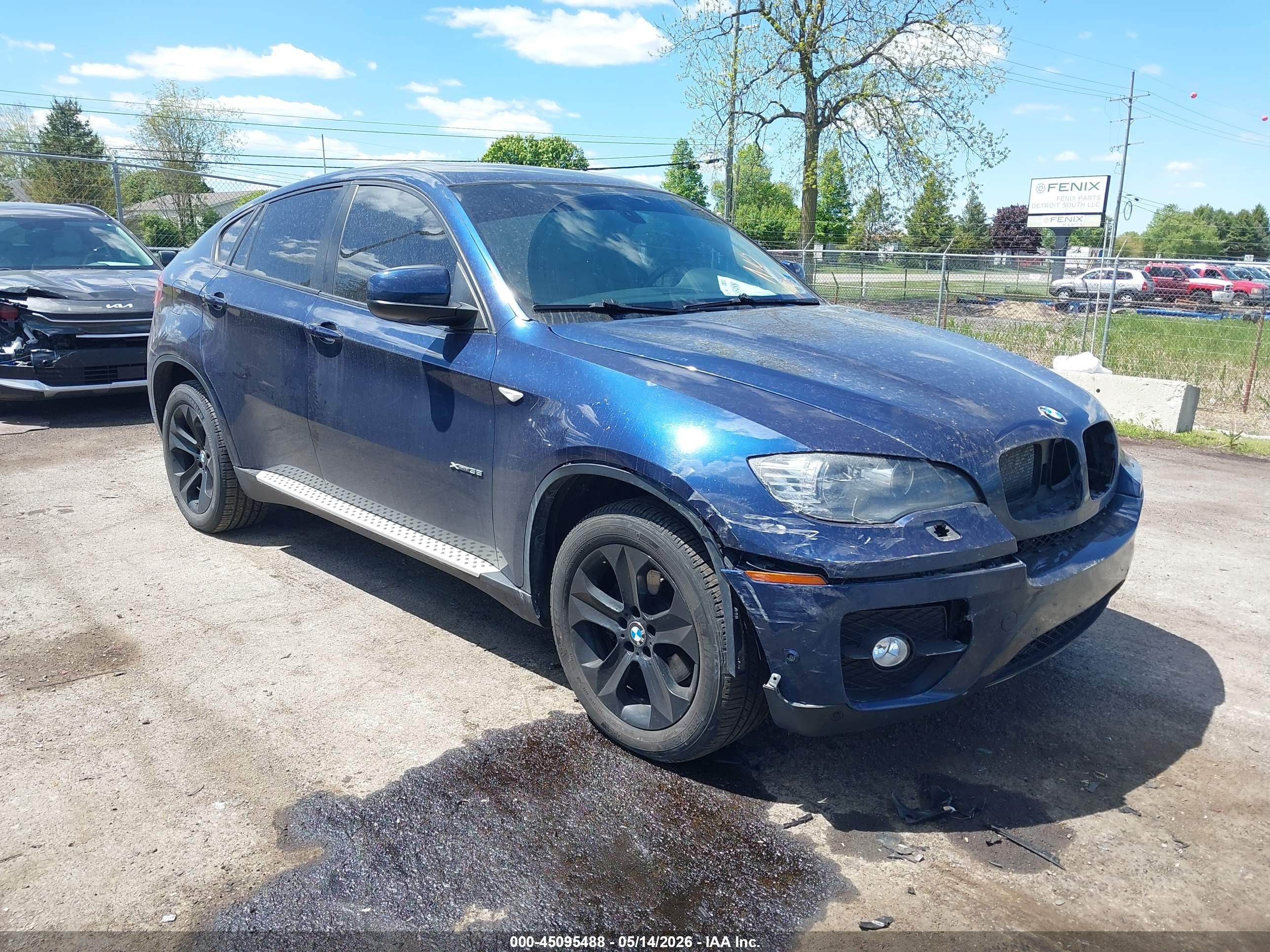 2012 Bmw X6 Xdrive35i Blue vin: 5UXFG2C52CL778844