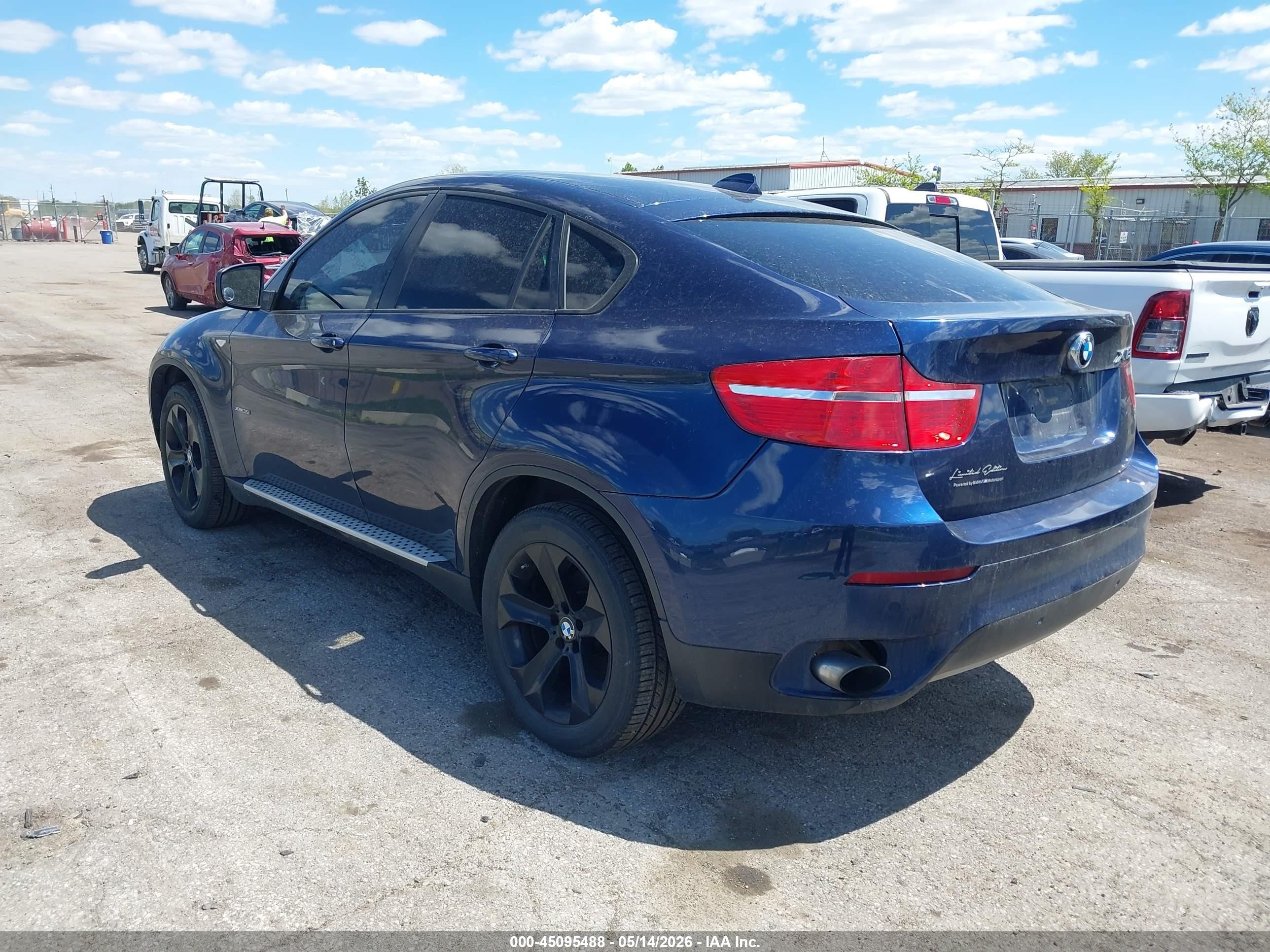 2012 Bmw X6 Xdrive35i Blue vin: 5UXFG2C52CL778844