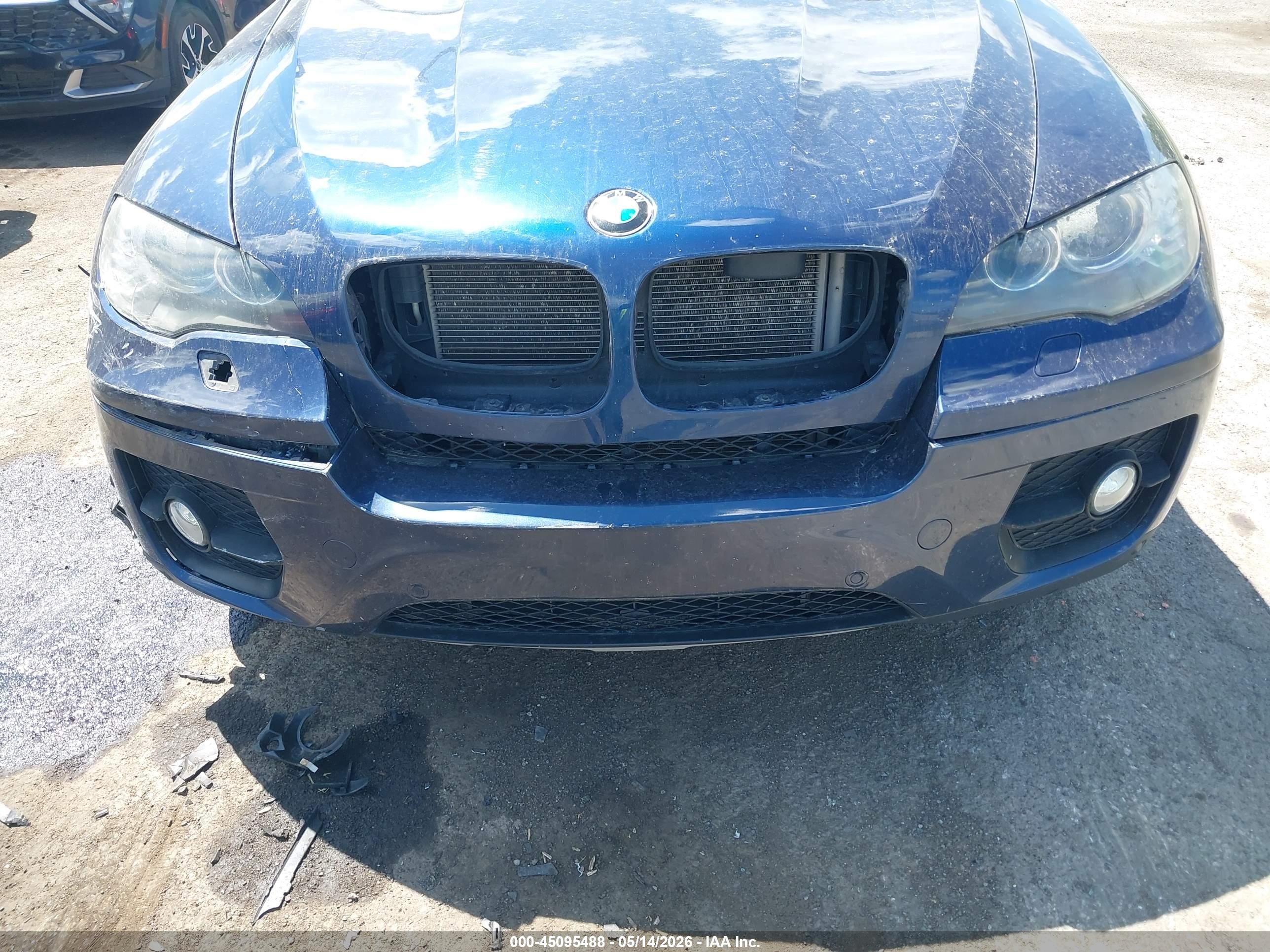2012 Bmw X6 Xdrive35i Blue vin: 5UXFG2C52CL778844