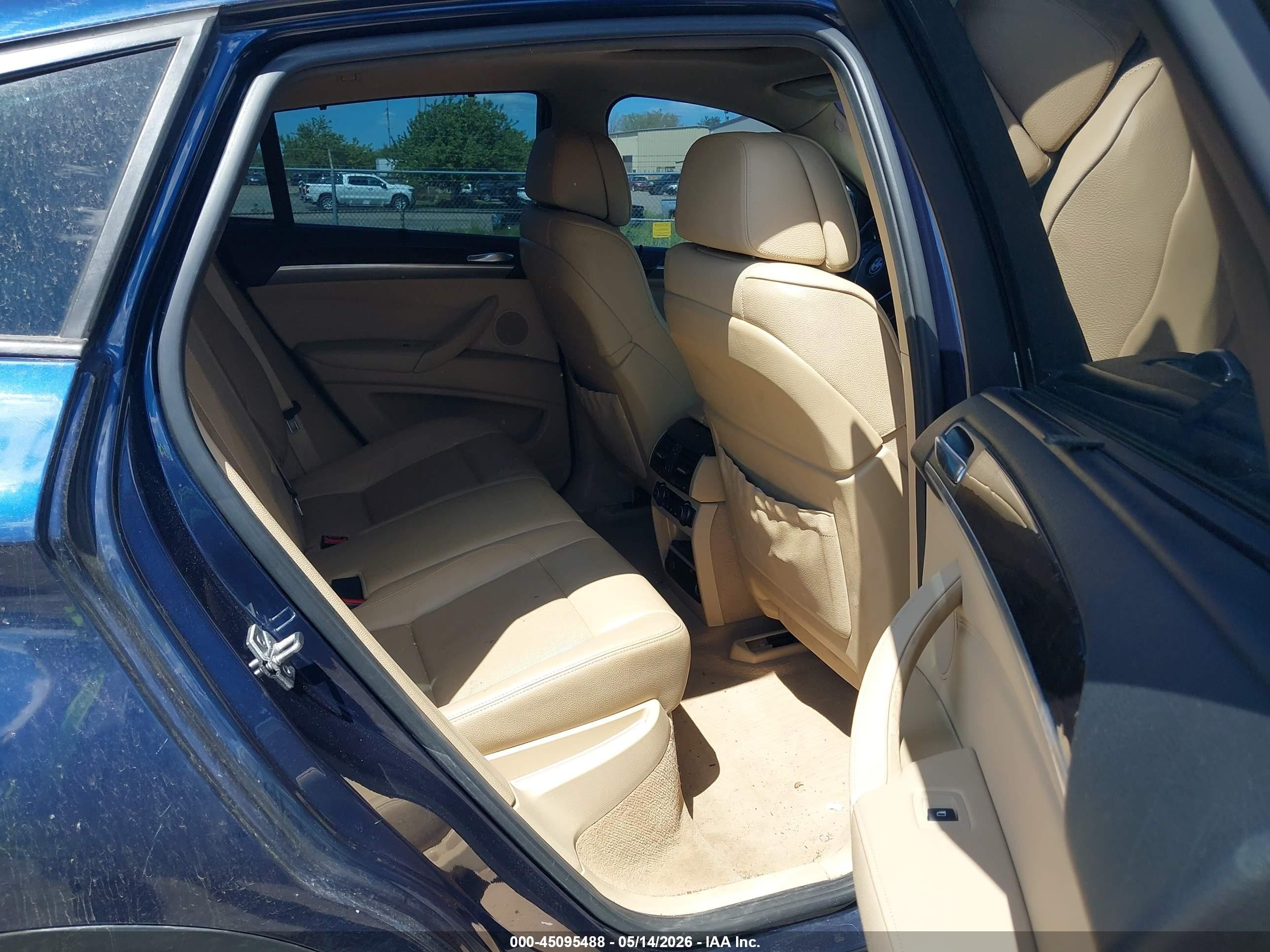 2012 Bmw X6 Xdrive35i Blue vin: 5UXFG2C52CL778844