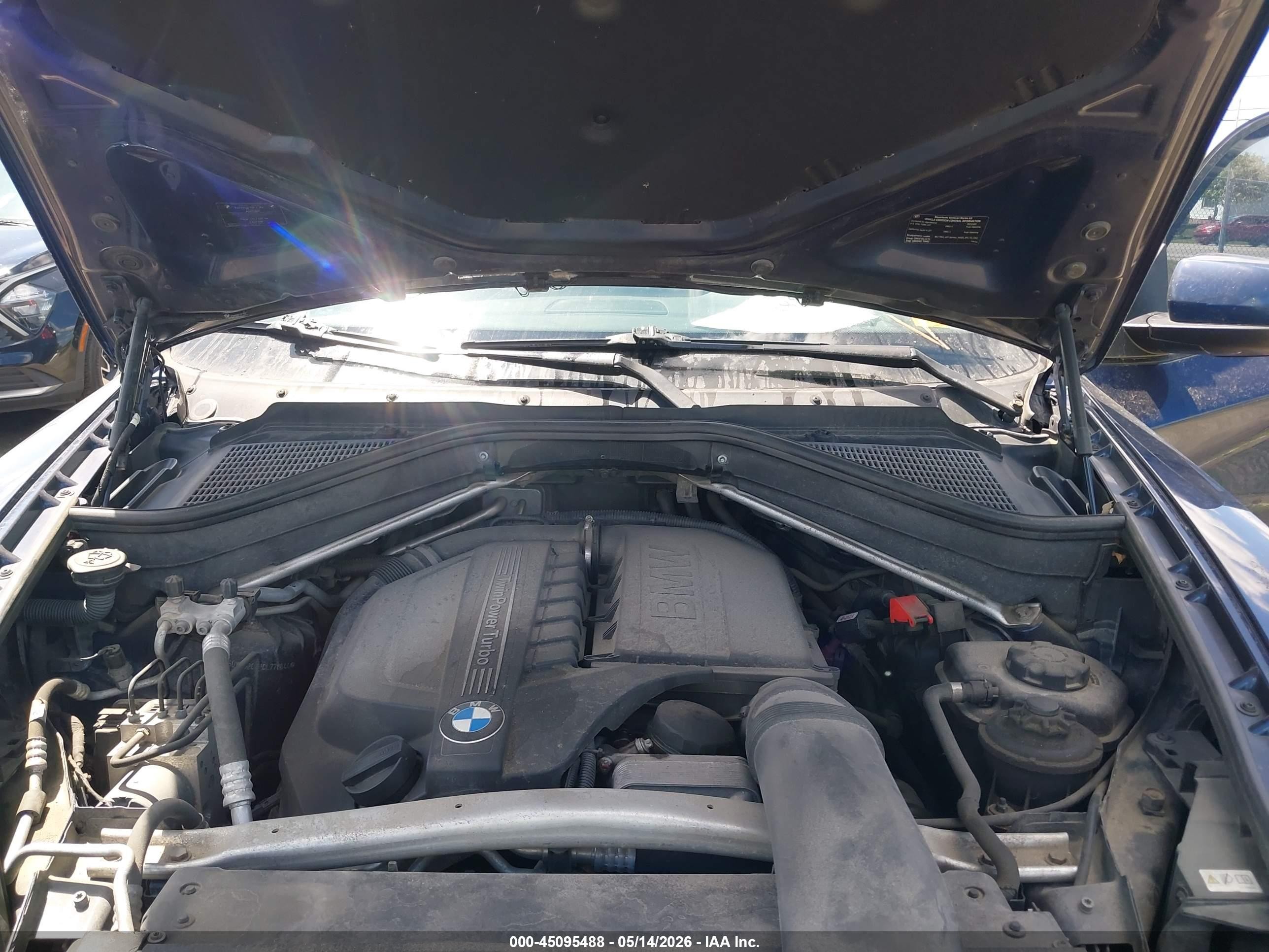 2012 Bmw X6 Xdrive35i Blue vin: 5UXFG2C52CL778844