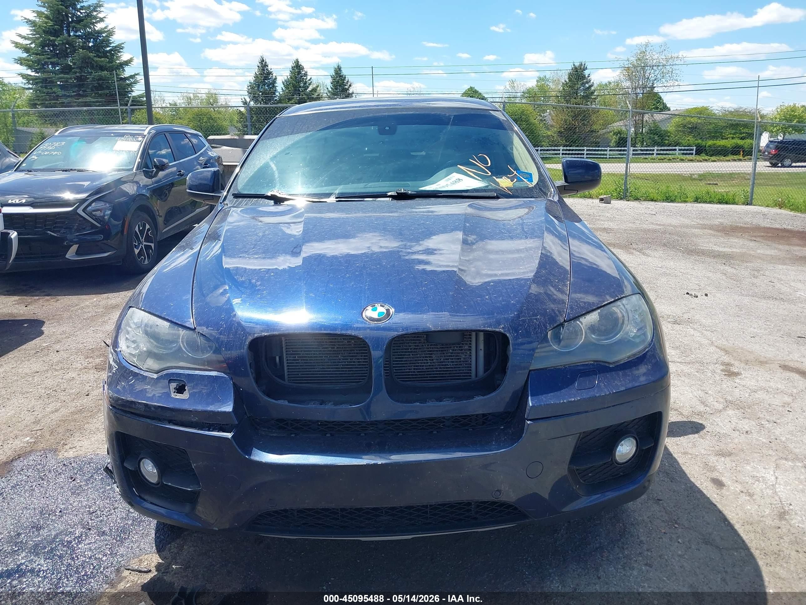 2012 Bmw X6 Xdrive35i Blue vin: 5UXFG2C52CL778844