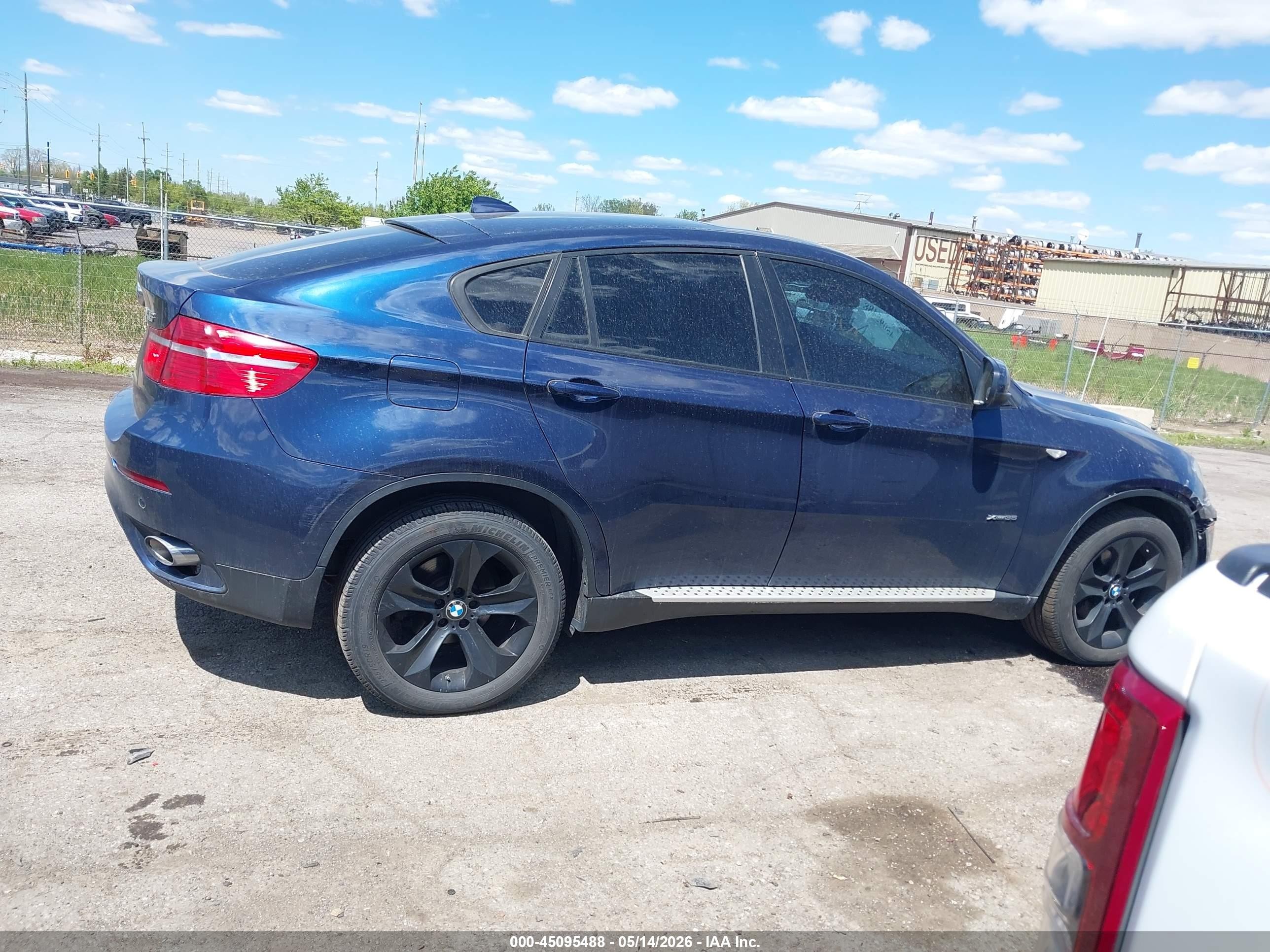 2012 Bmw X6 Xdrive35i Blue vin: 5UXFG2C52CL778844