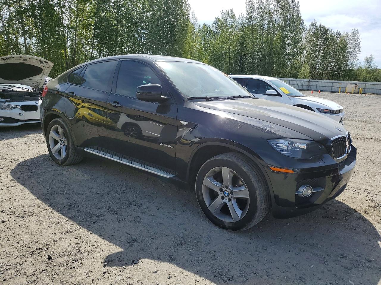 2012 Bmw X6 Black vin: 5UXFG2C52CL779279