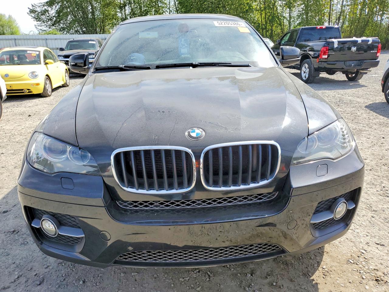 2012 Bmw X6 Black vin: 5UXFG2C52CL779279