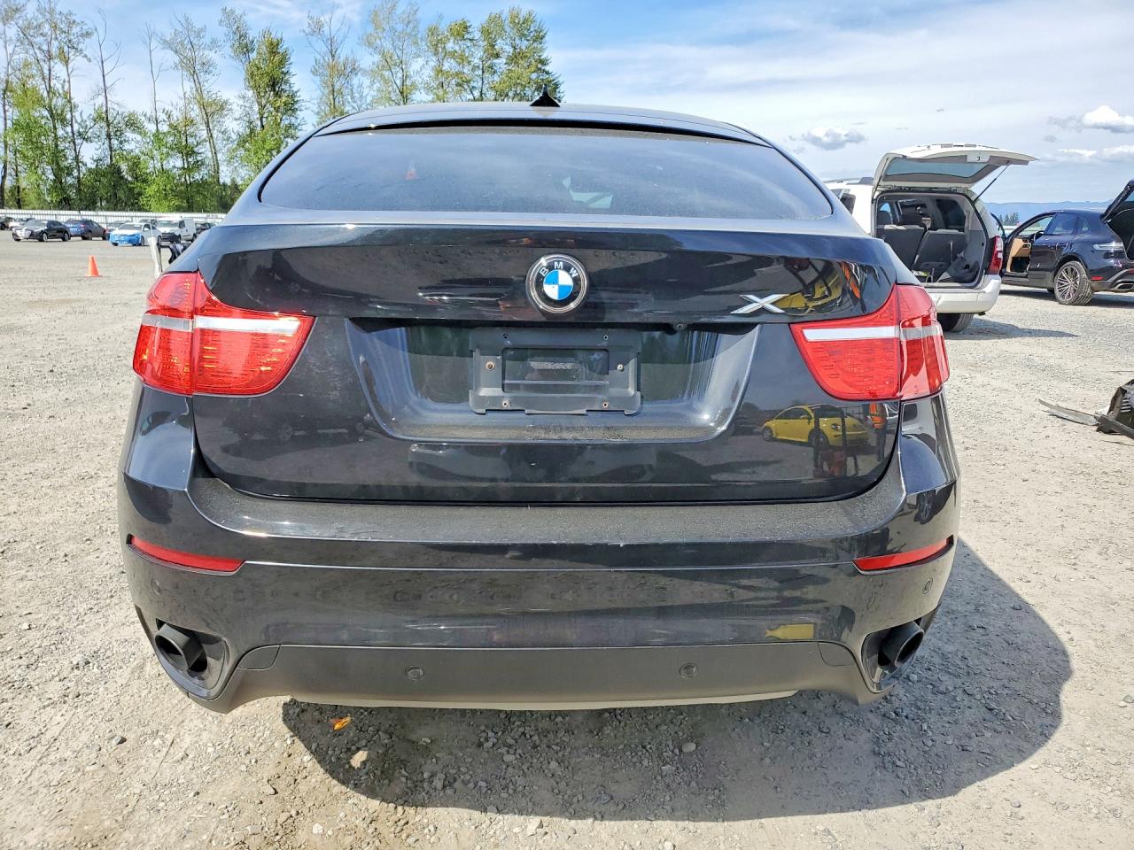 2012 Bmw X6 Black vin: 5UXFG2C52CL779279
