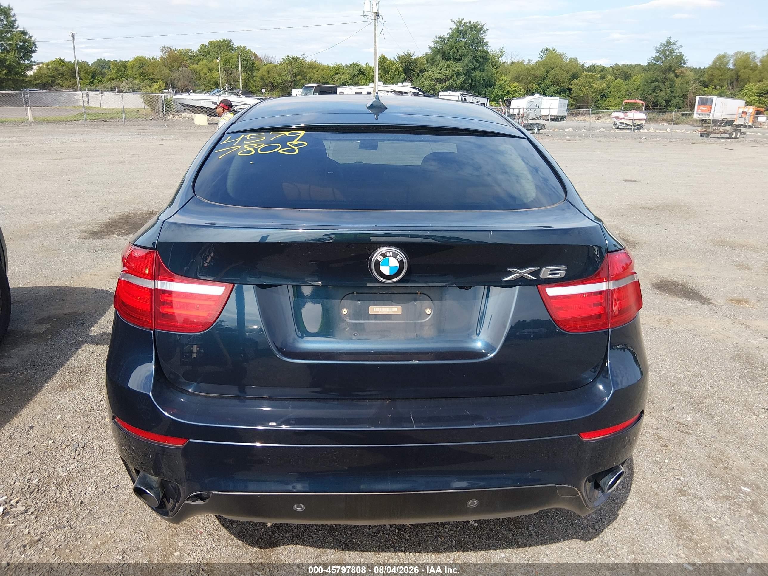 2014 Bmw X6 Xdrive35i Blue vin: 5UXFG2C52E0H10146