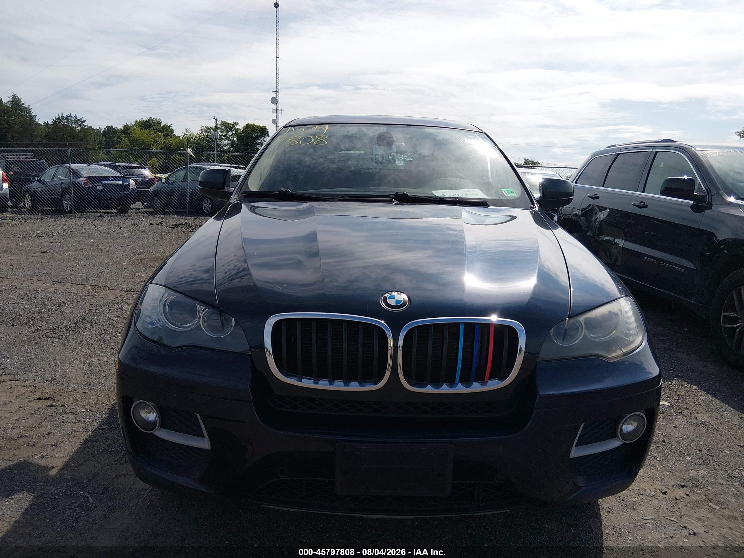 2014 Bmw X6 Xdrive35i Blue vin: 5UXFG2C52E0H10146