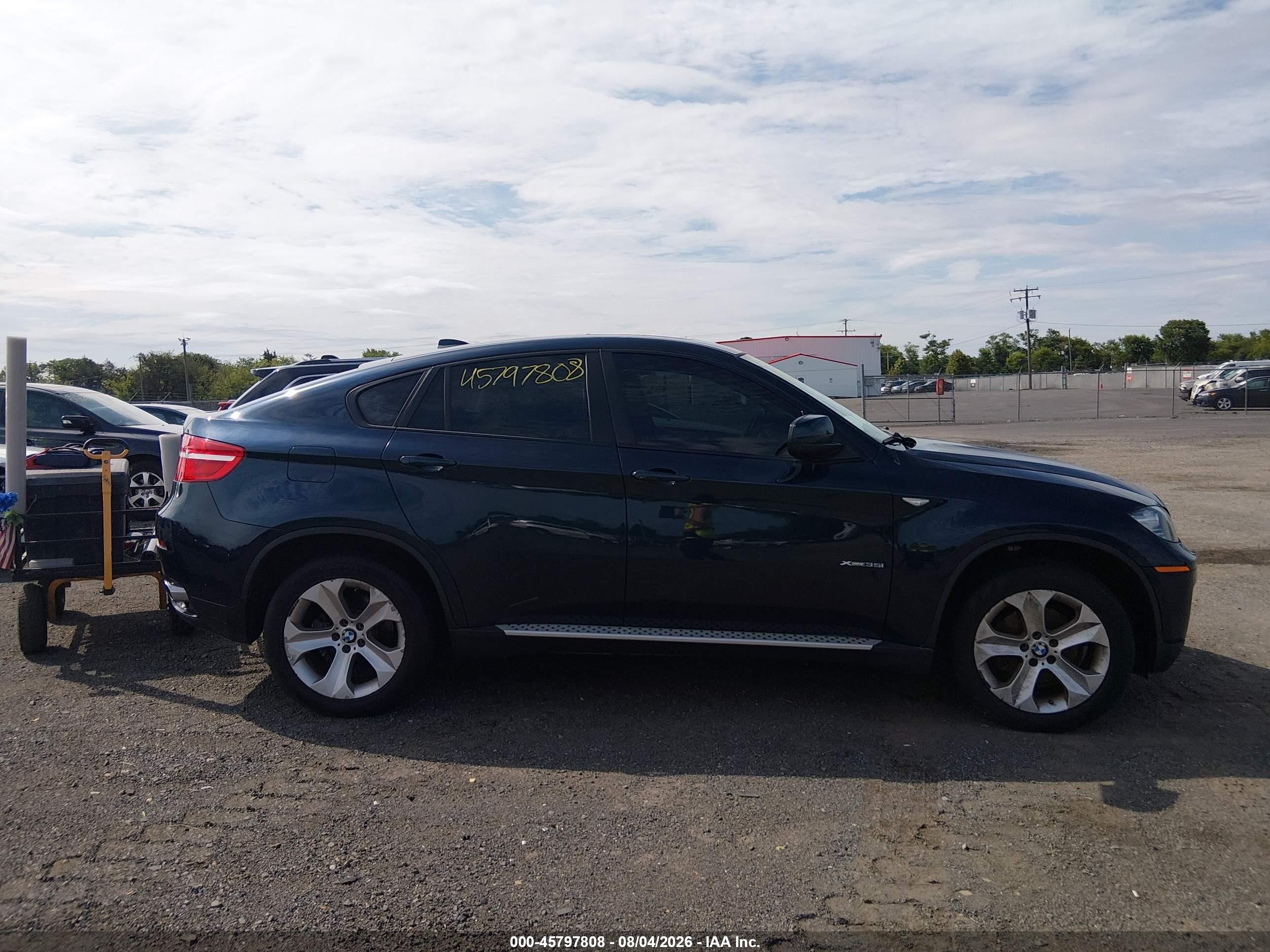 2014 Bmw X6 Xdrive35i Blue vin: 5UXFG2C52E0H10146