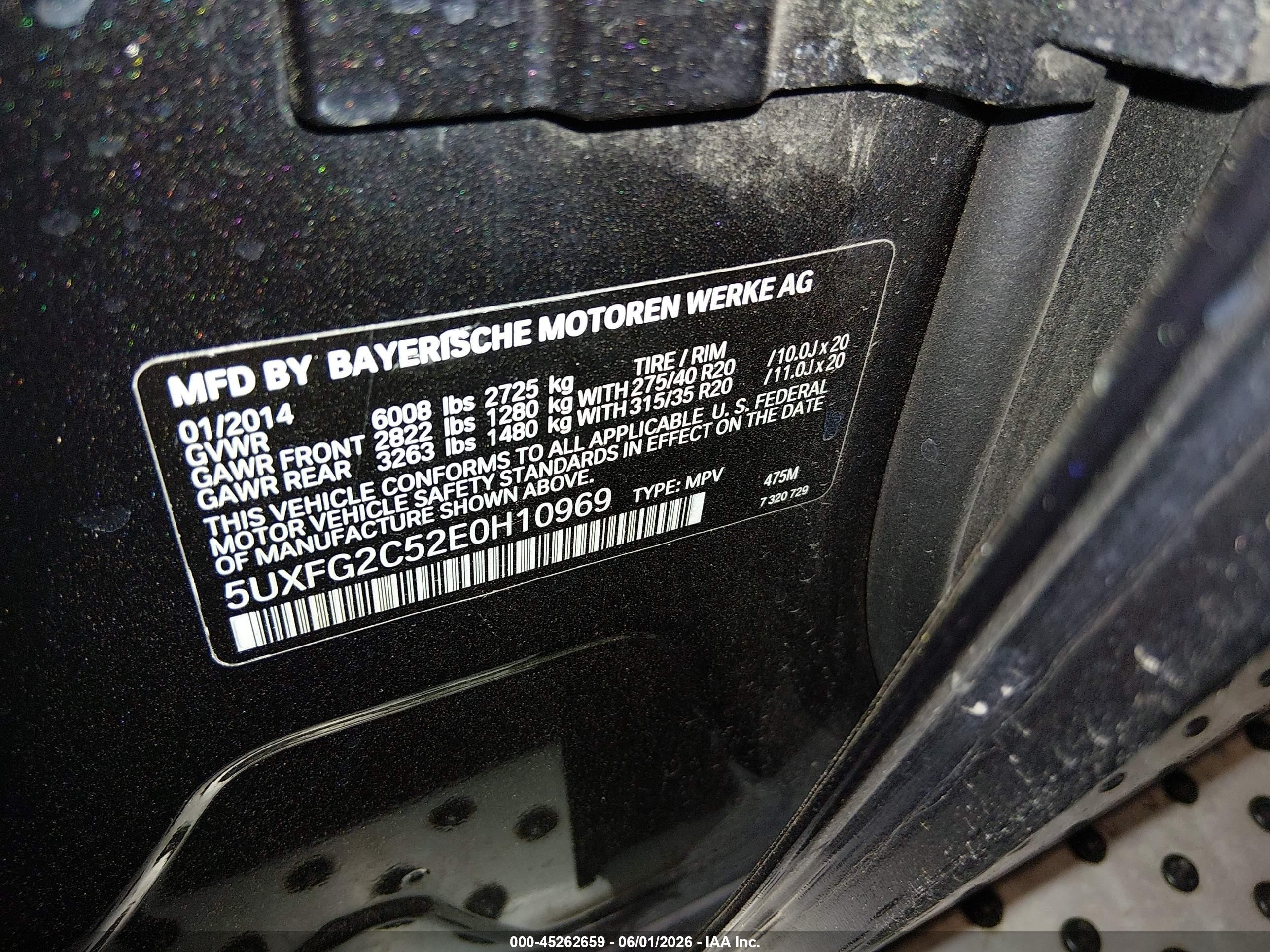2014 Bmw X6 Xdrive35i Black vin: 5UXFG2C52E0H10969