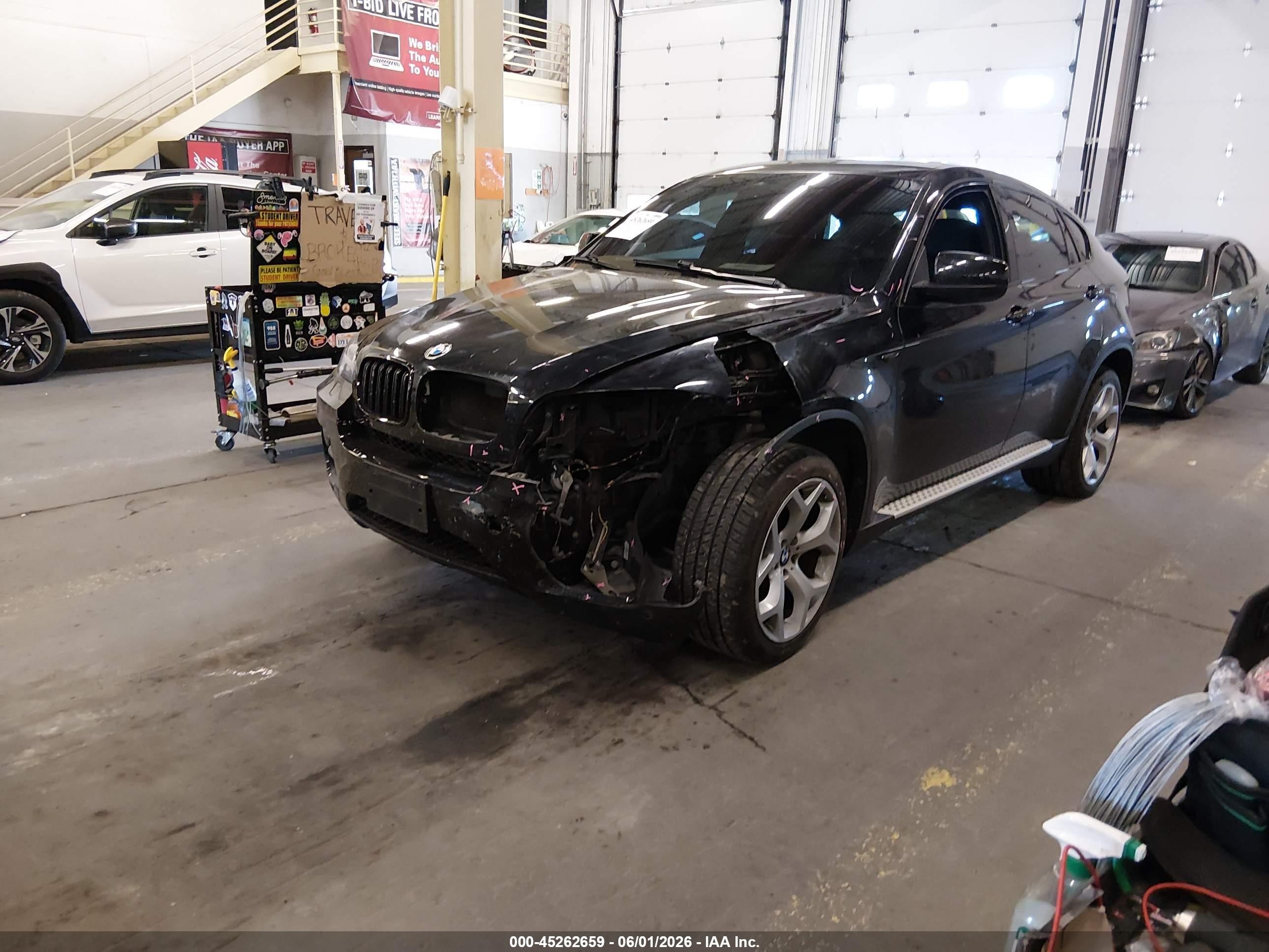 2014 Bmw X6 Xdrive35i Black vin: 5UXFG2C52E0H10969