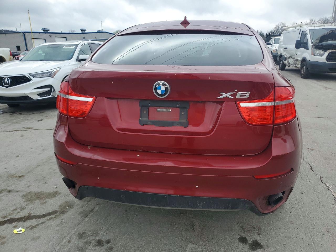 2011 Bmw Motorrad X6 Xdrive35i Красный vin: 5UXFG2C53BLX05870