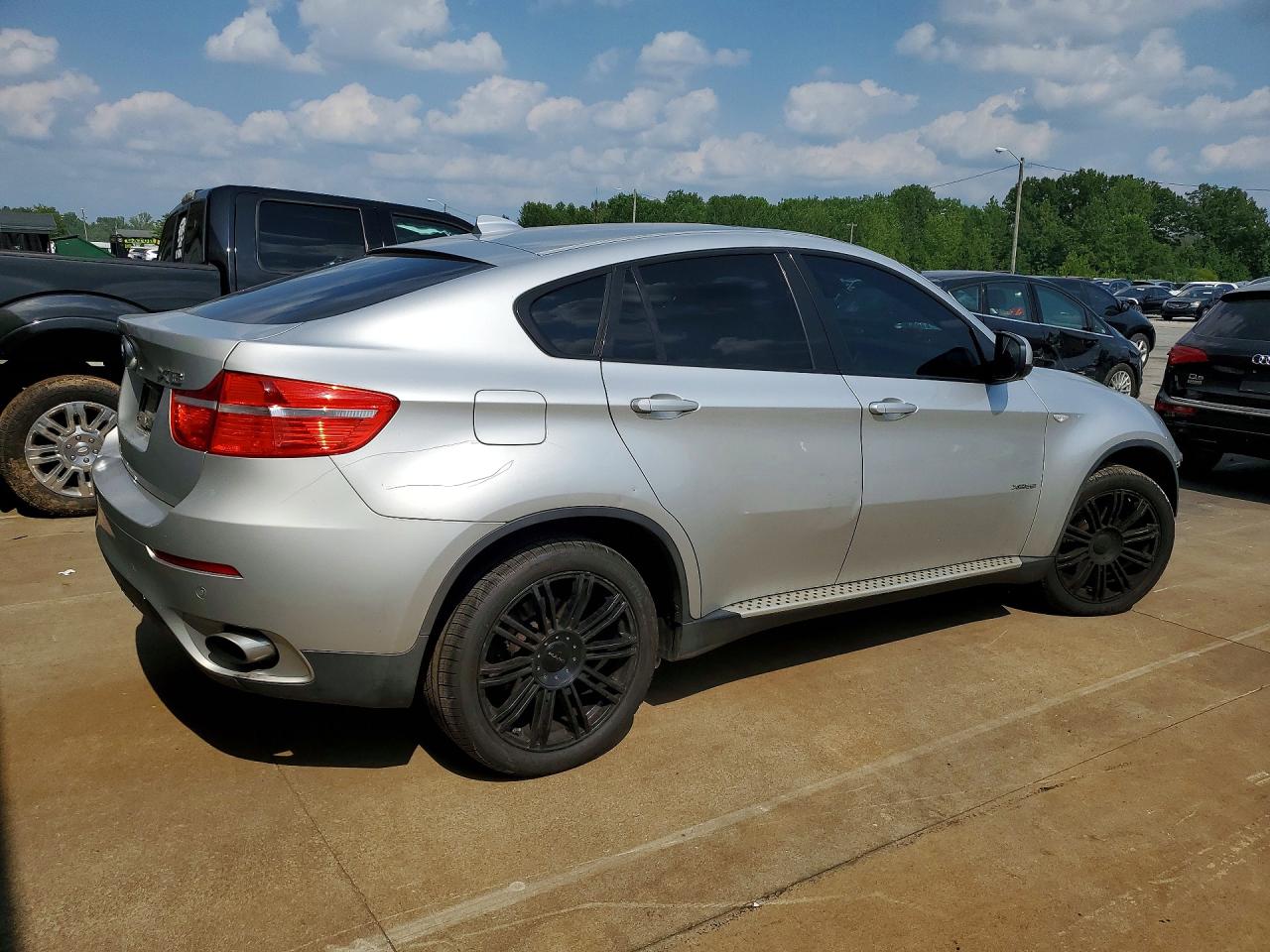 2012 Bmw X6 Xdrive35i Silver vin: 5UXFG2C53CL780148