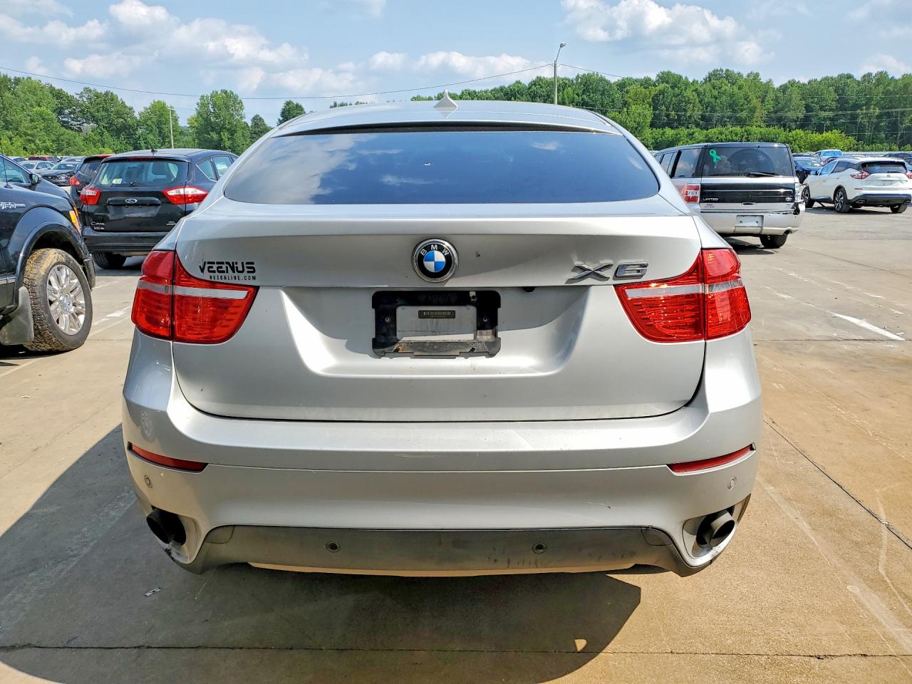 2012 Bmw X6 Xdrive35i Silver vin: 5UXFG2C53CL780148