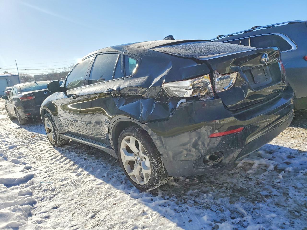 2012 Bmw X6 Xdrive35i Black vin: 5UXFG2C53CL781669
