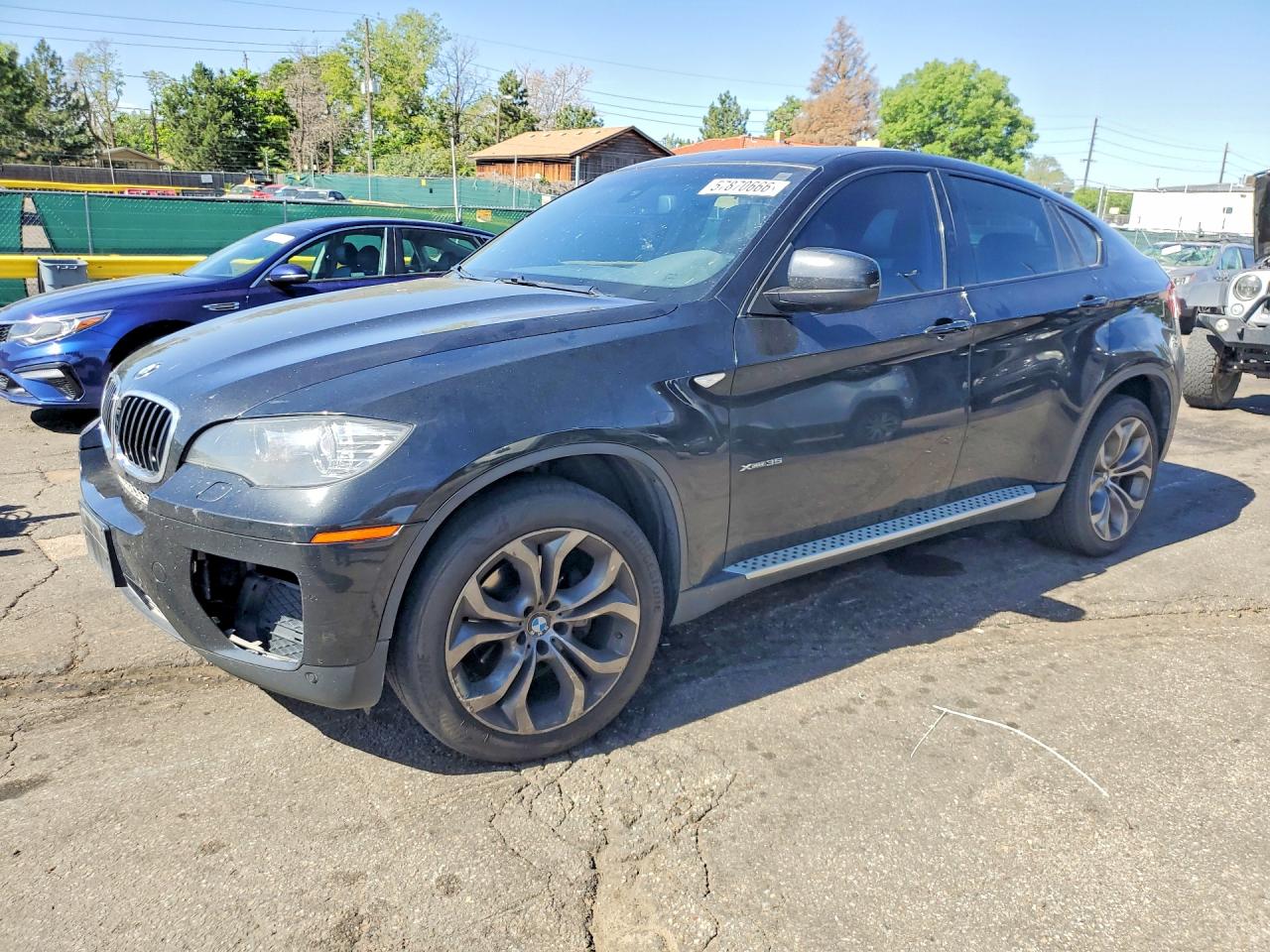 2013 Bmw X6 Xdrive35i Black vin: 5UXFG2C53DL786744