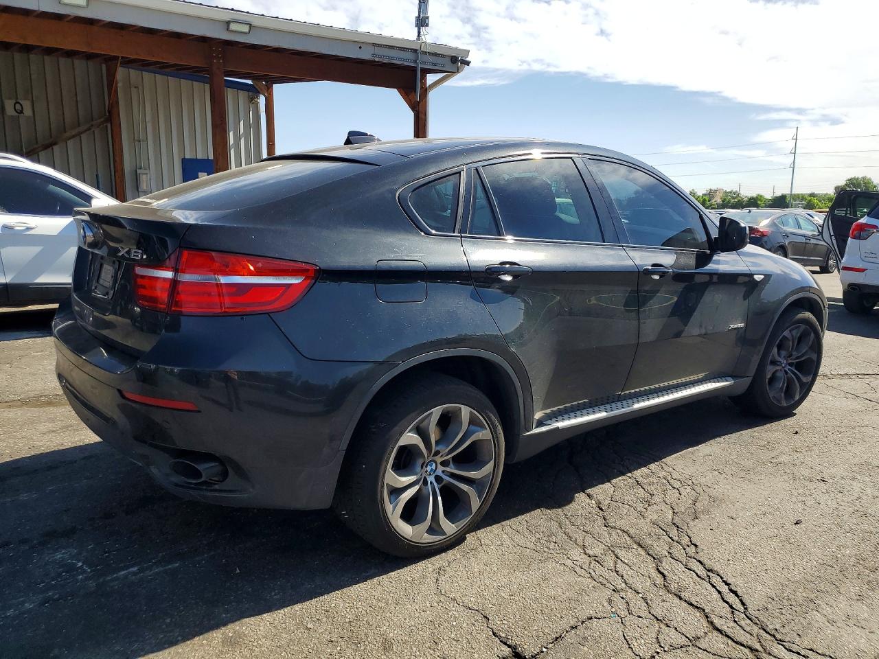 2013 Bmw X6 Xdrive35i Black vin: 5UXFG2C53DL786744