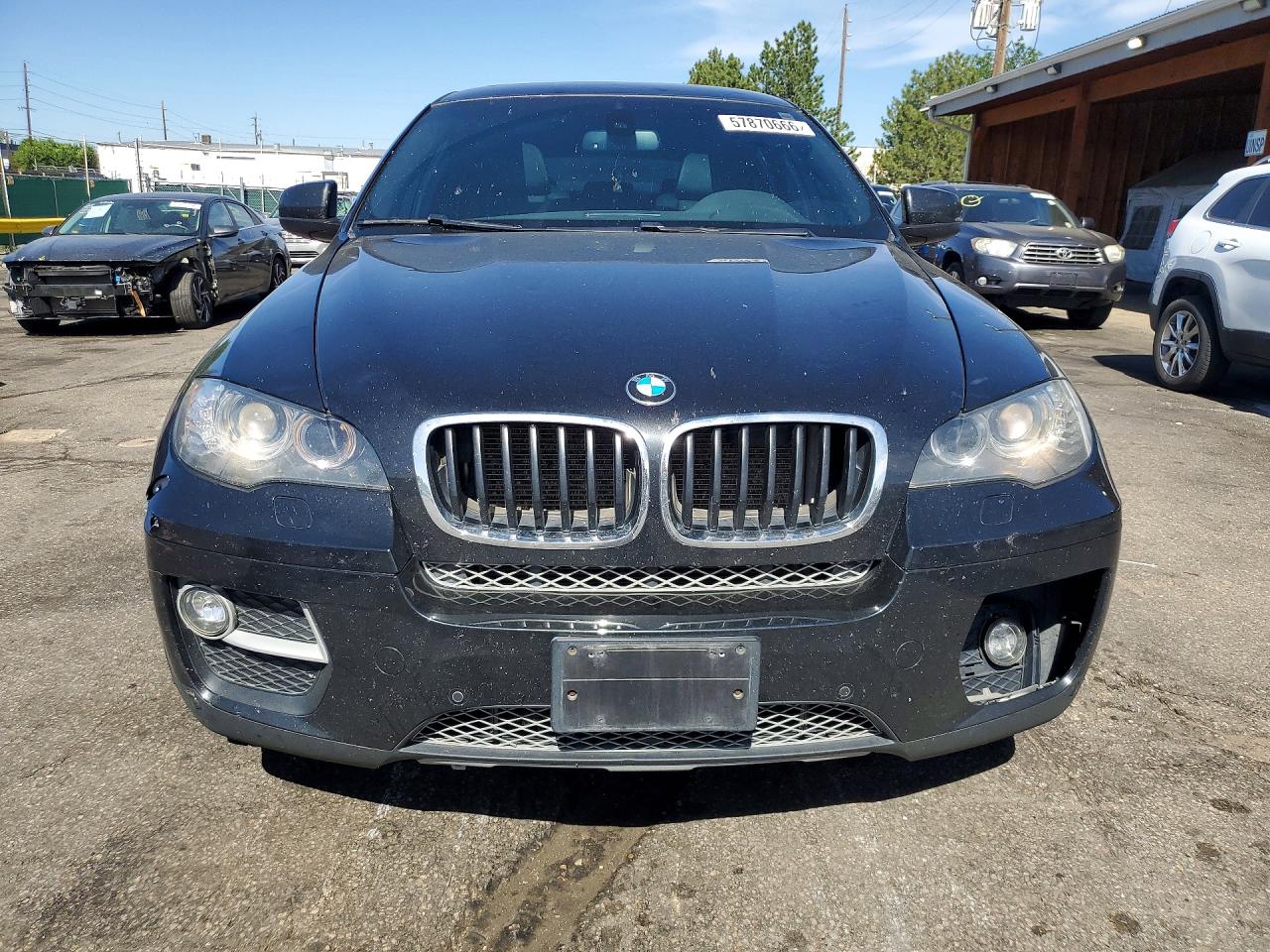 2013 Bmw X6 Xdrive35i Black vin: 5UXFG2C53DL786744