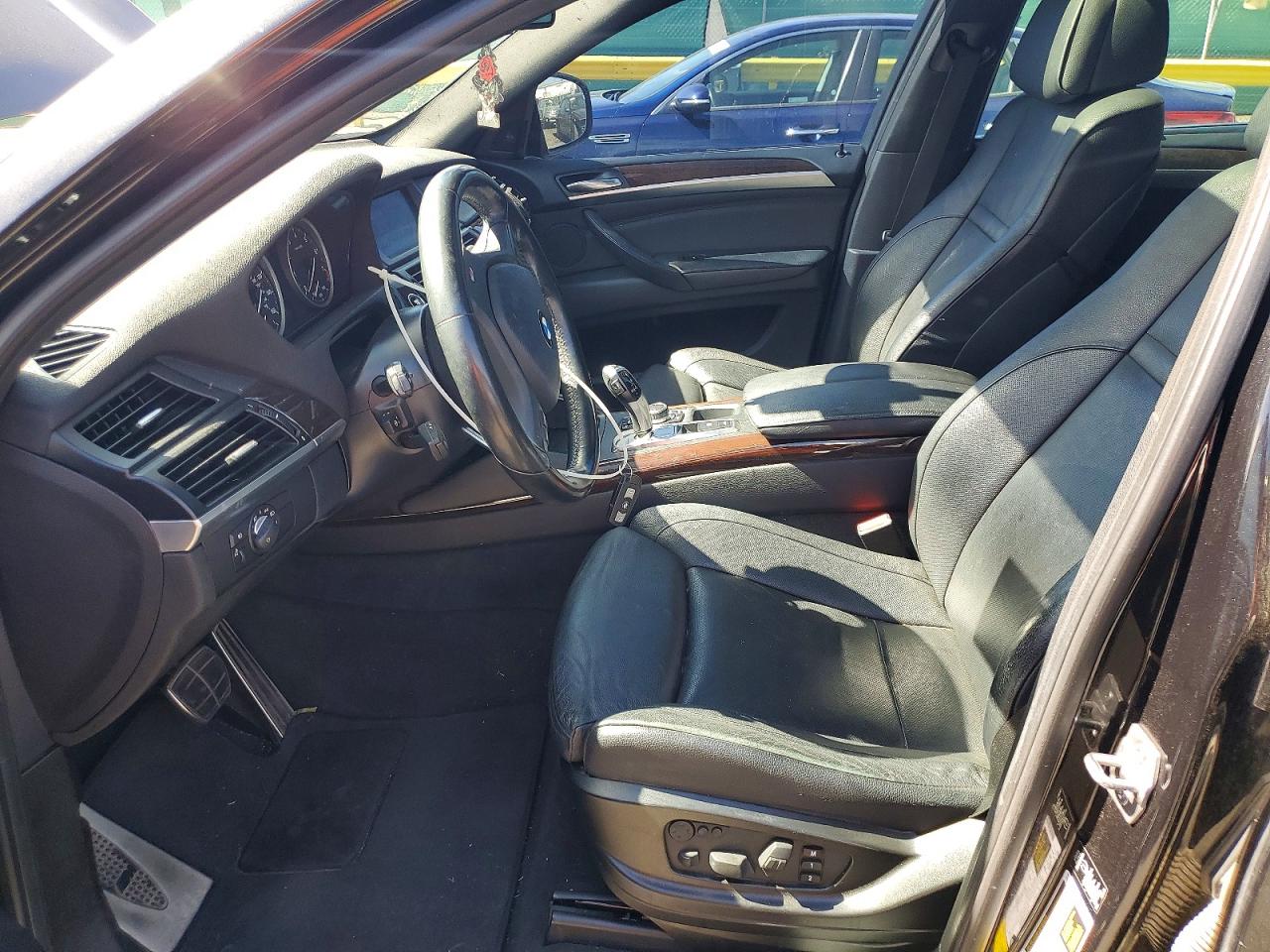 2013 Bmw X6 Xdrive35i Black vin: 5UXFG2C53DL786744