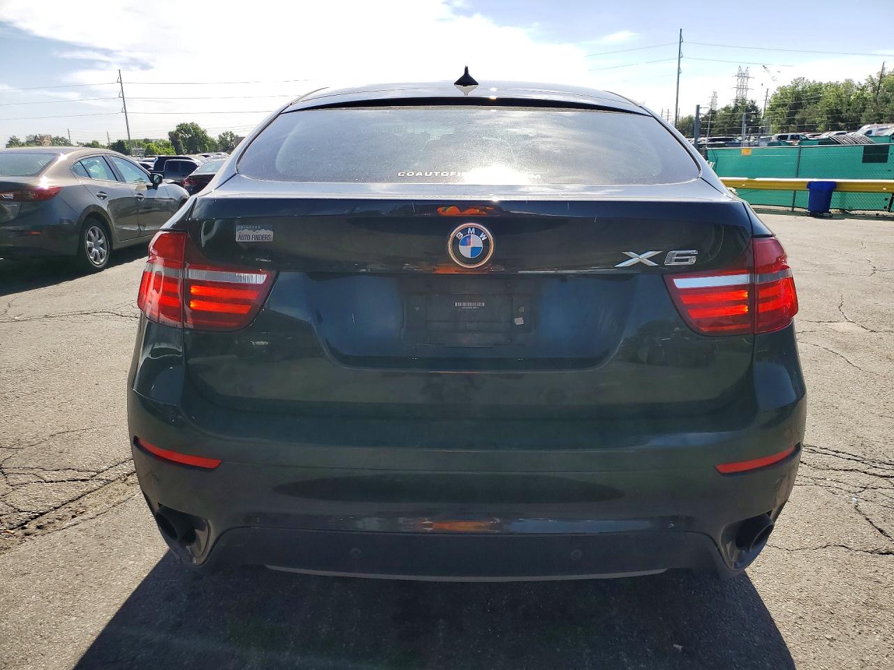 2013 Bmw X6 Xdrive35i Black vin: 5UXFG2C53DL786744