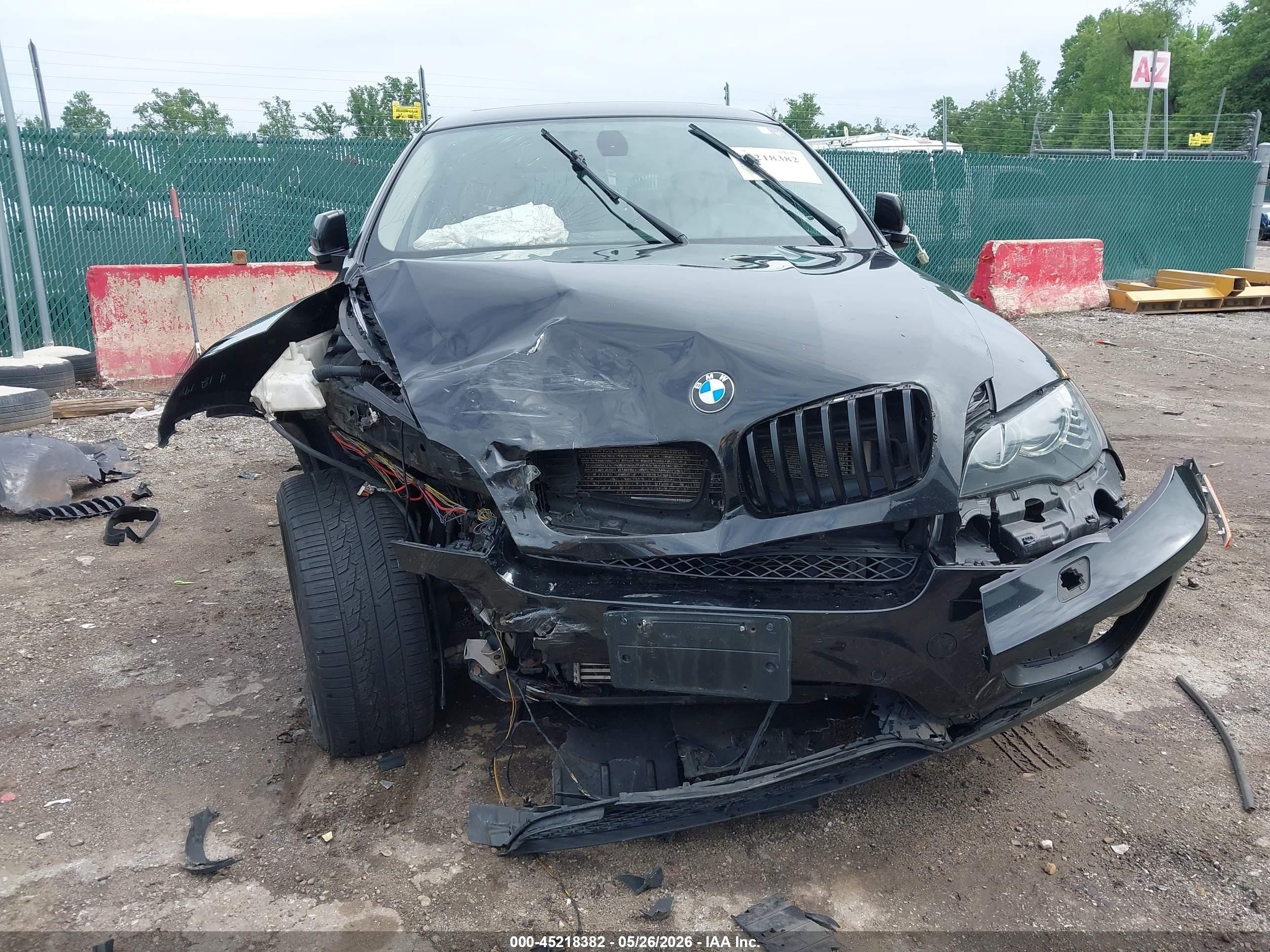 2014 Bmw X6 Xdrive35i Black vin: 5UXFG2C53E0C43917