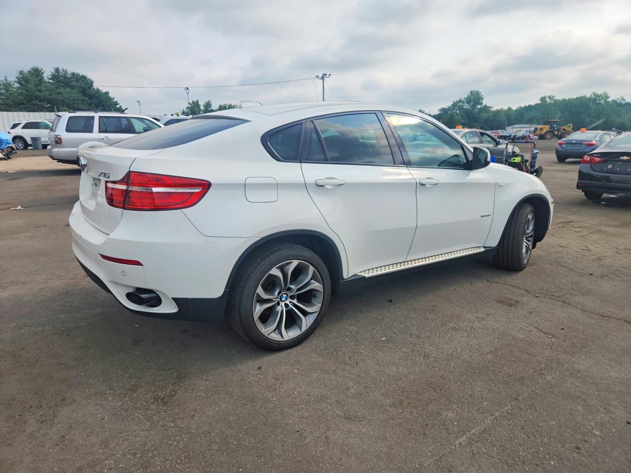 2014 Bmw X6 Xdrive35i White vin: 5UXFG2C53E0C44128