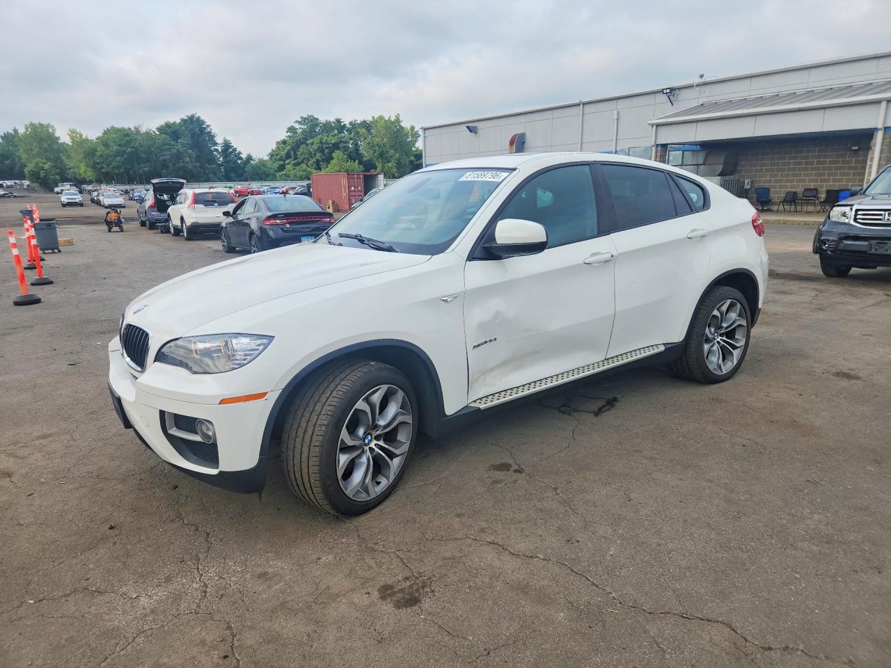2014 Bmw X6 Xdrive35i White vin: 5UXFG2C53E0C44128