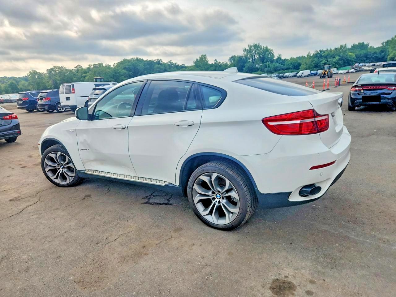 2014 Bmw X6 Xdrive35i White vin: 5UXFG2C53E0C44128
