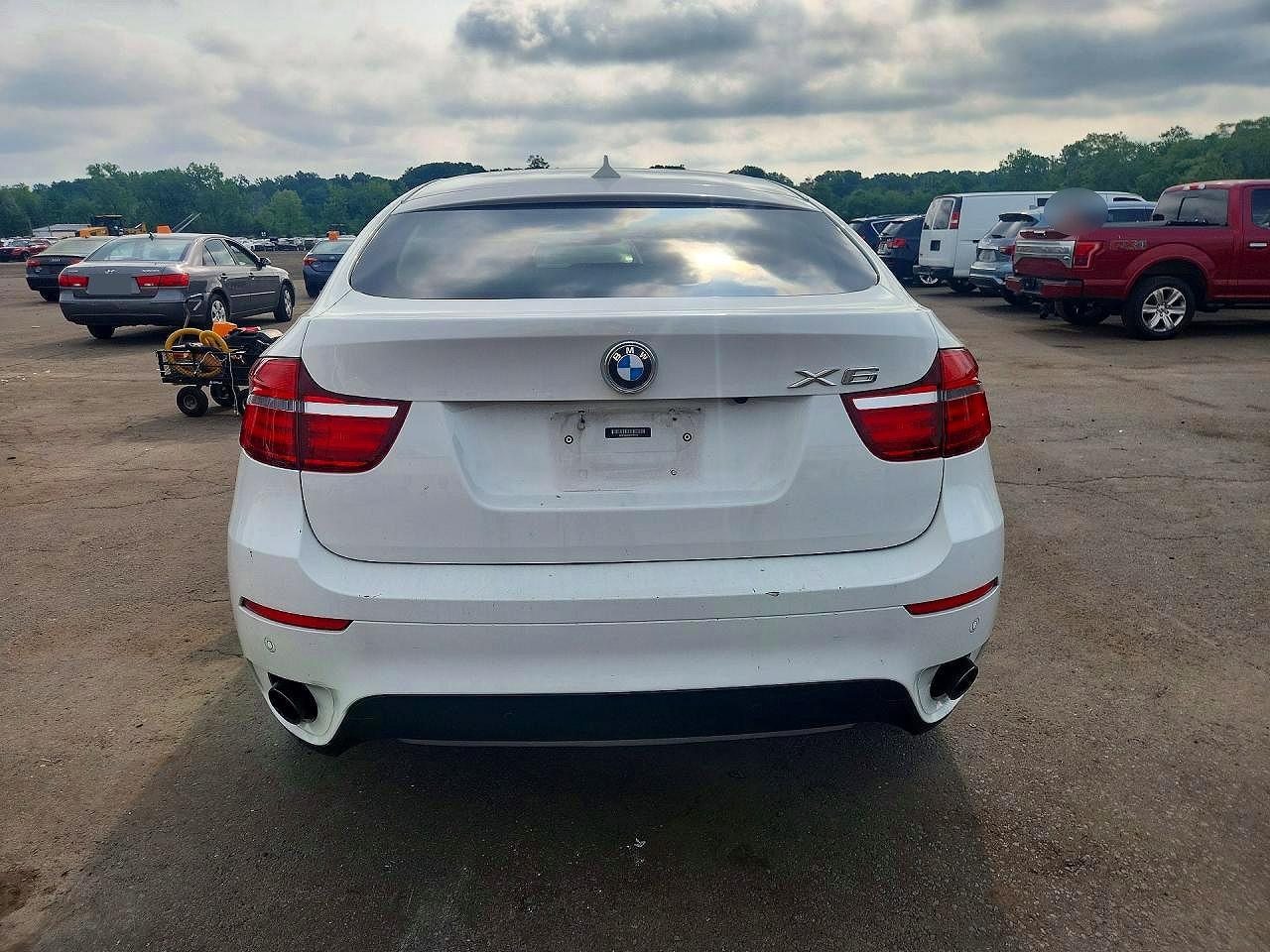 2014 Bmw X6 Xdrive35i White vin: 5UXFG2C53E0C44128