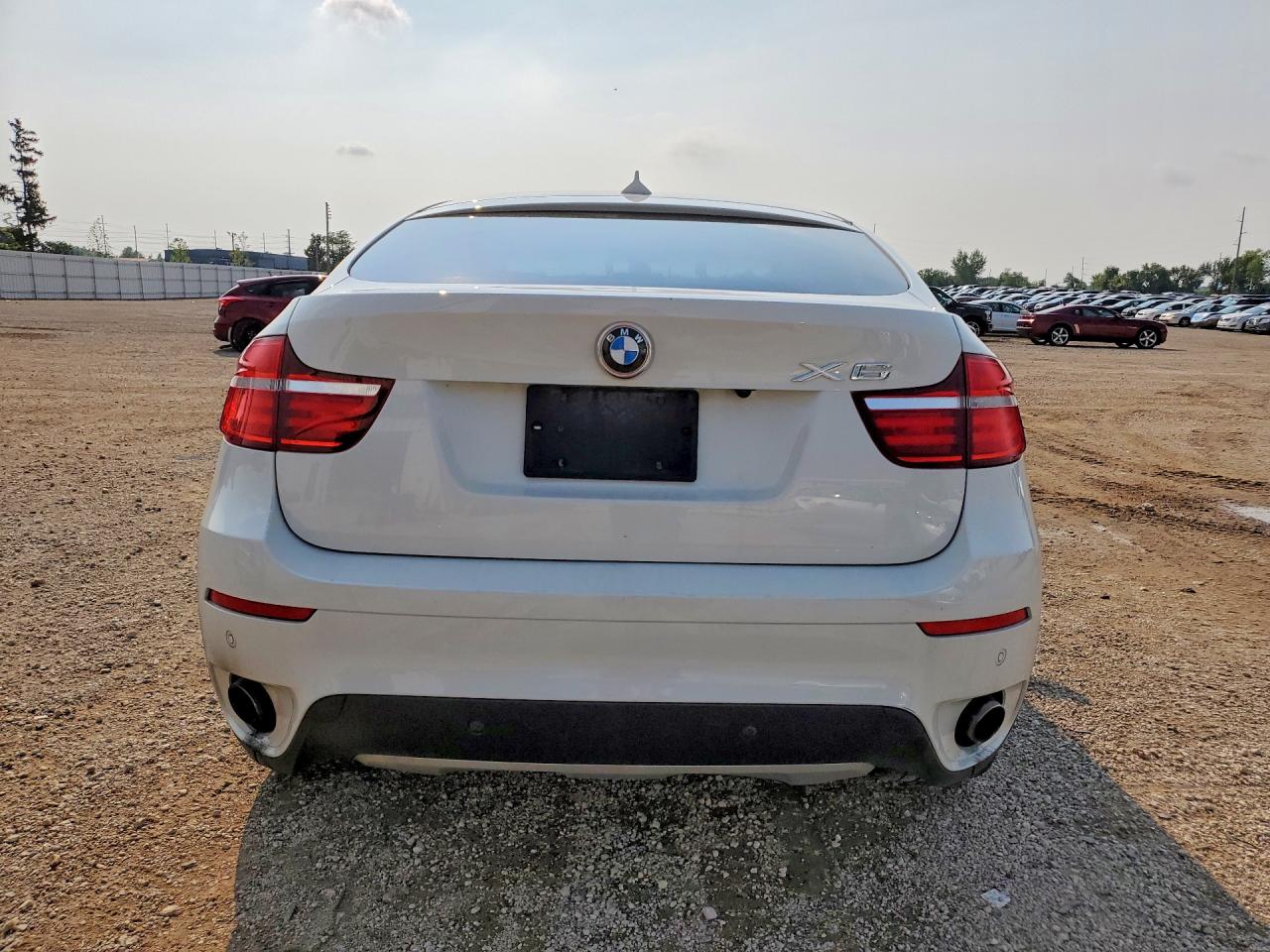 2014 Bmw X6 Xdrive35i White vin: 5UXFG2C53E0C44758