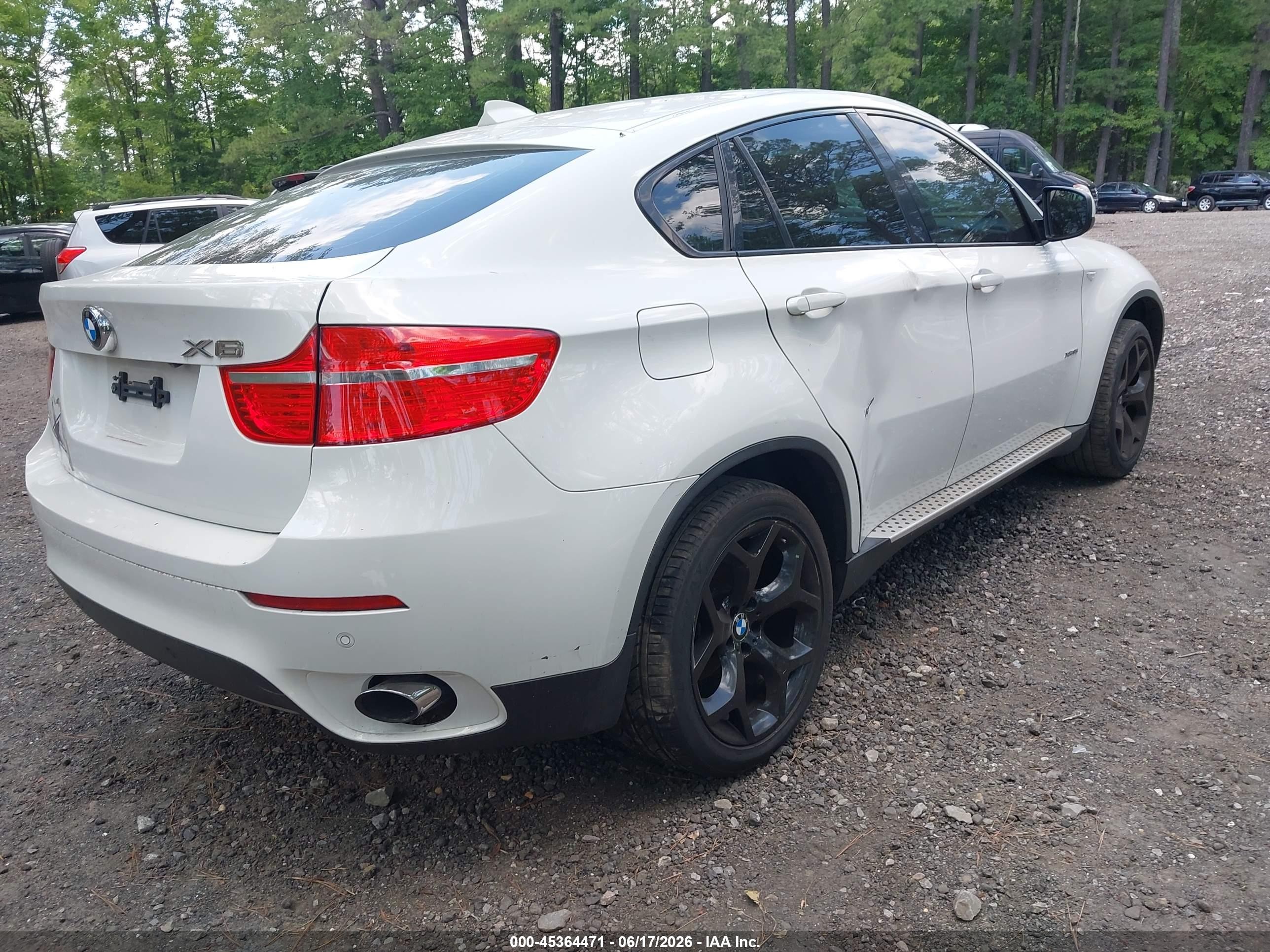 2011 Bmw X6 Xdrive35i White vin: 5UXFG2C54BLX08681