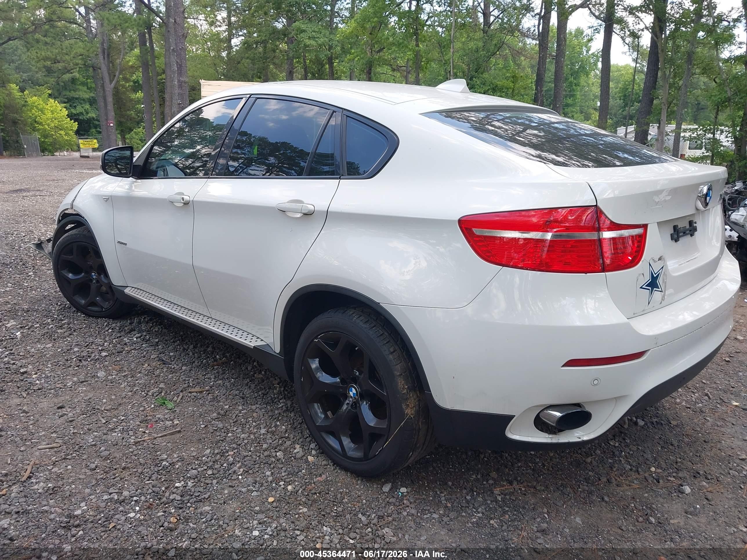 2011 Bmw X6 Xdrive35i White vin: 5UXFG2C54BLX08681