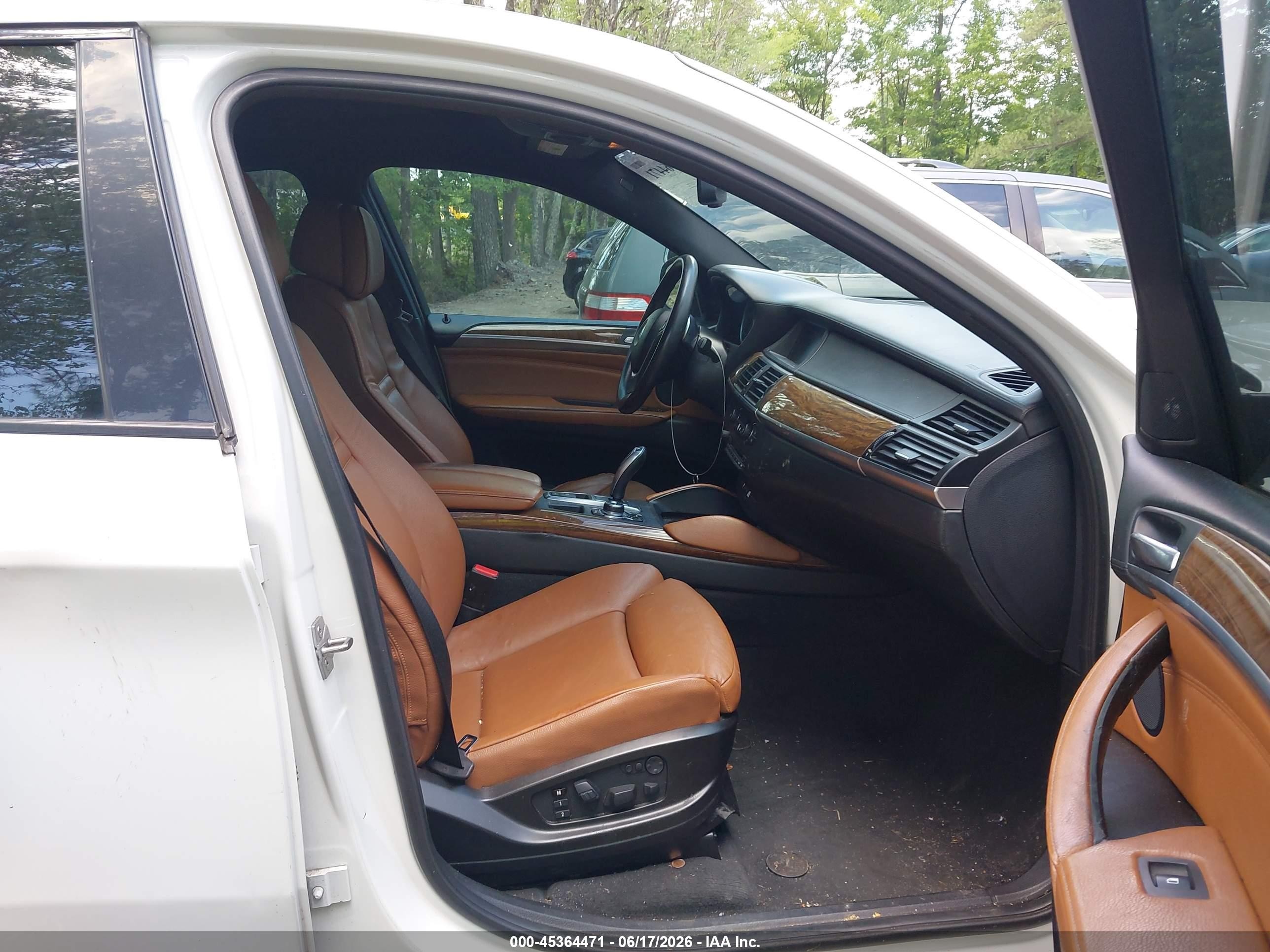 2011 Bmw X6 Xdrive35i White vin: 5UXFG2C54BLX08681