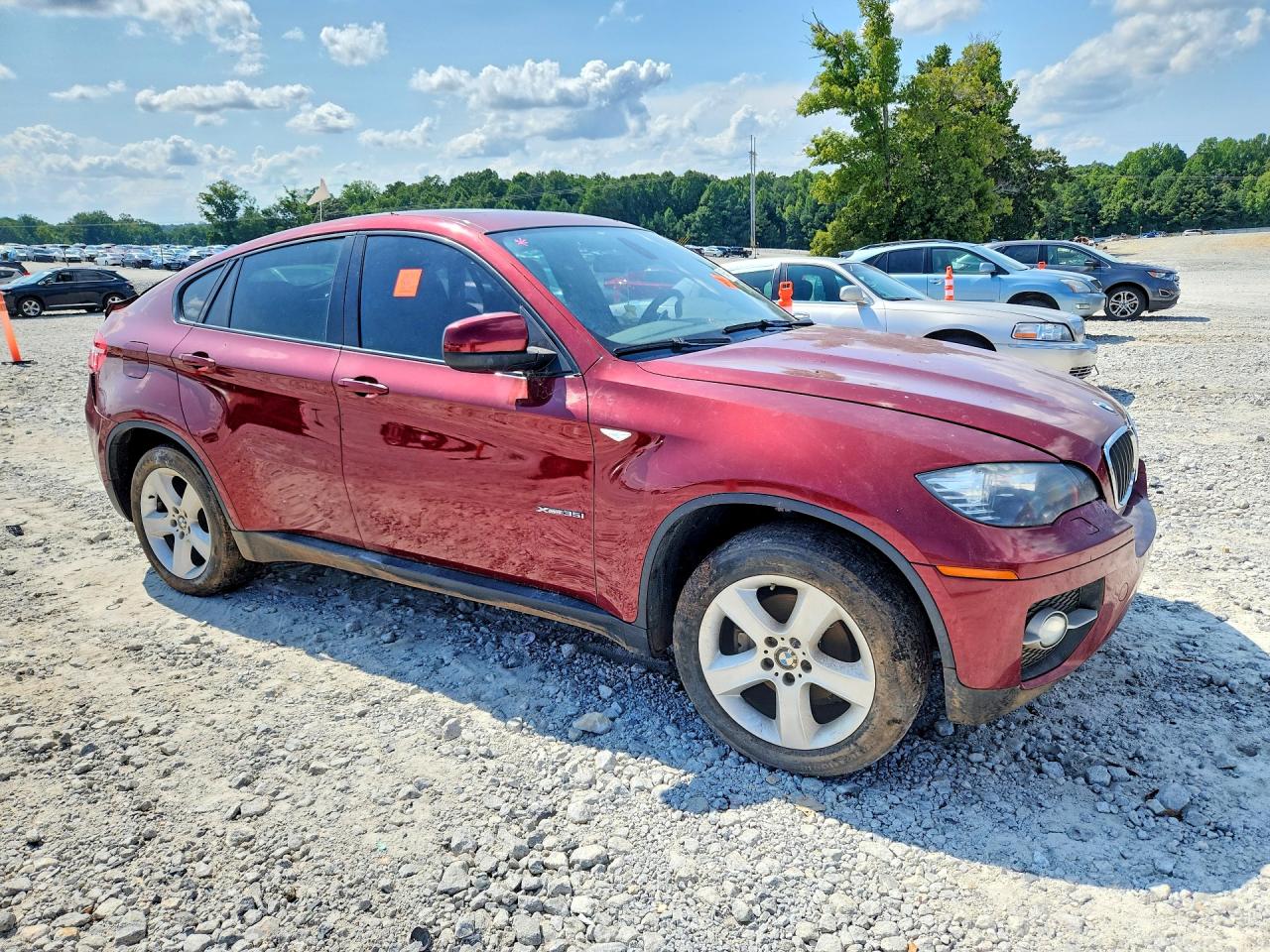 2012 Bmw X6 Xdrive35i Red vin: 5UXFG2C54CL778876