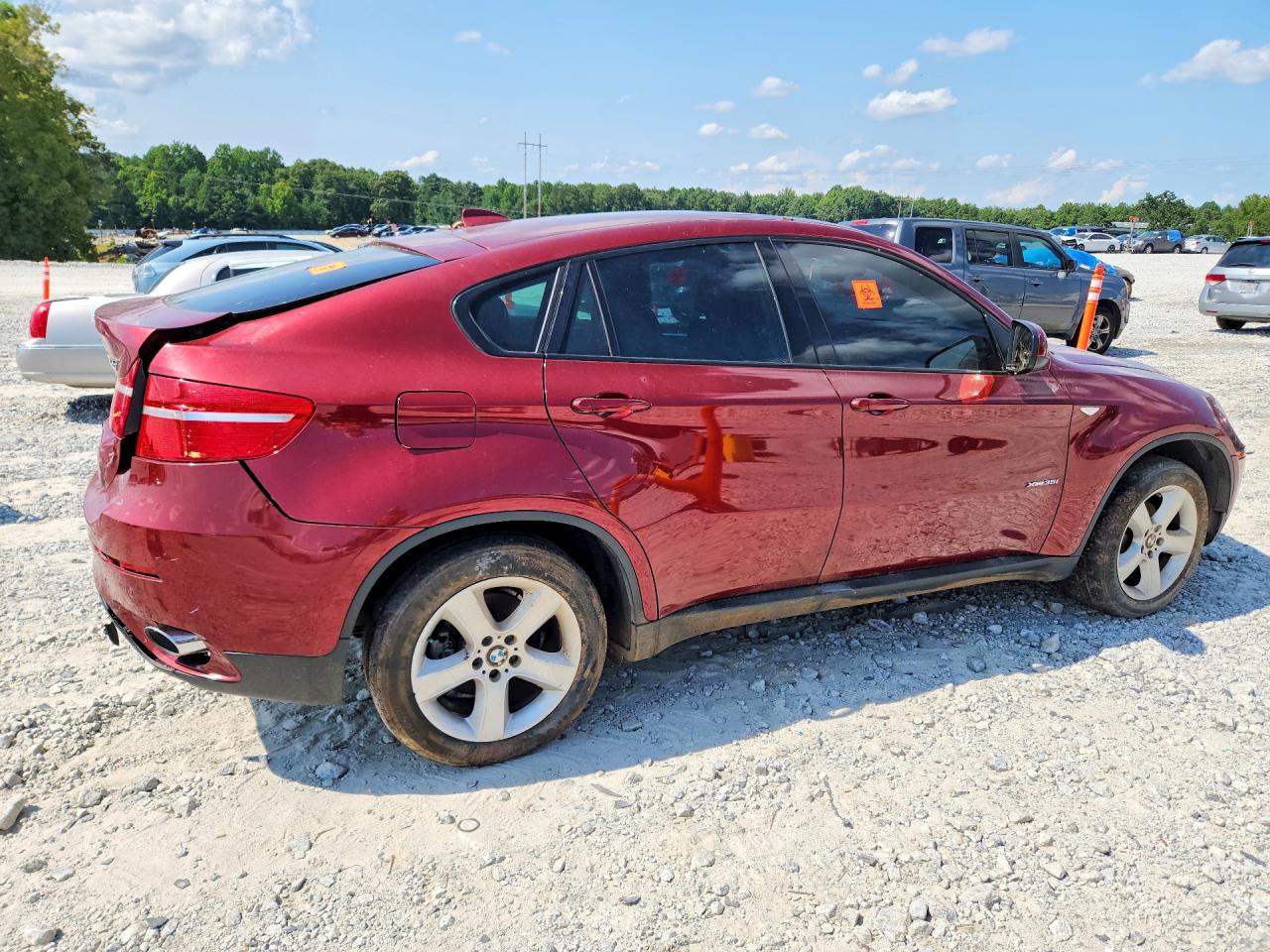 2012 Bmw X6 Xdrive35i Red vin: 5UXFG2C54CL778876