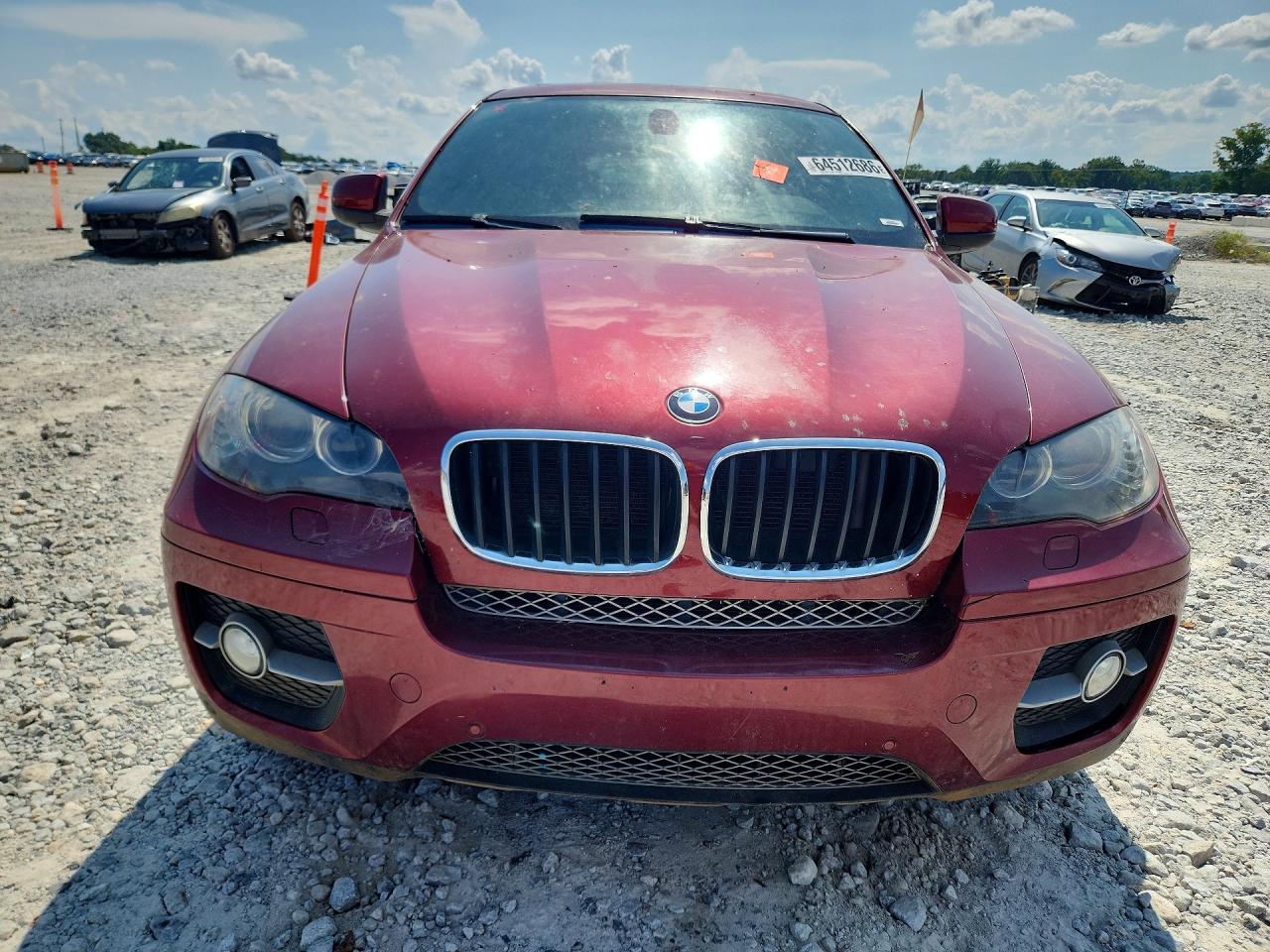 2012 Bmw X6 Xdrive35i Red vin: 5UXFG2C54CL778876