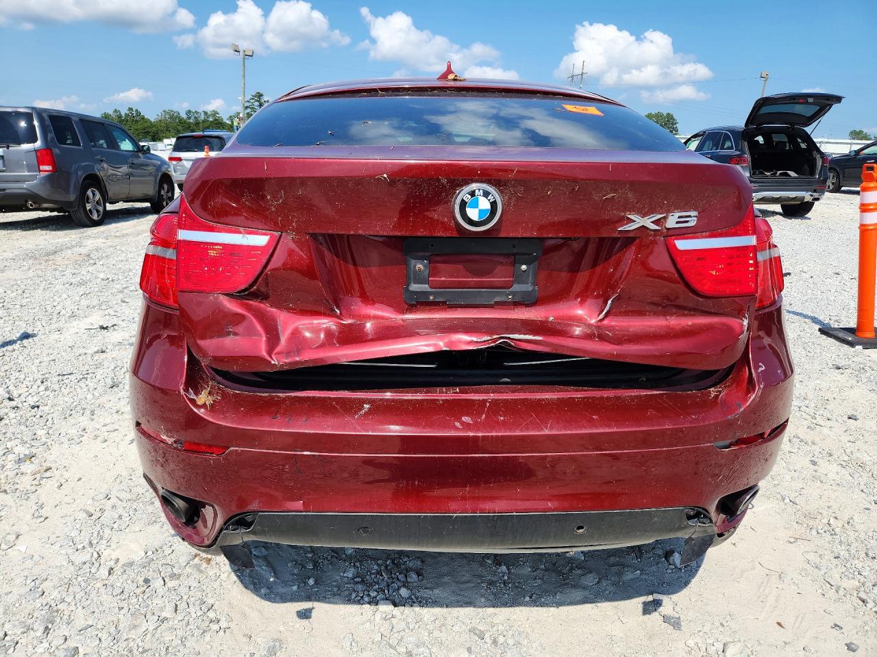 2012 Bmw X6 Xdrive35i Red vin: 5UXFG2C54CL778876