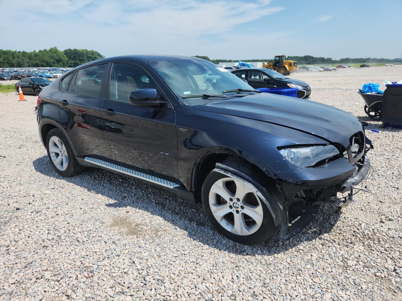 2012 Bmw X6 Xdrive35i Blue vin: 5UXFG2C55CL779275