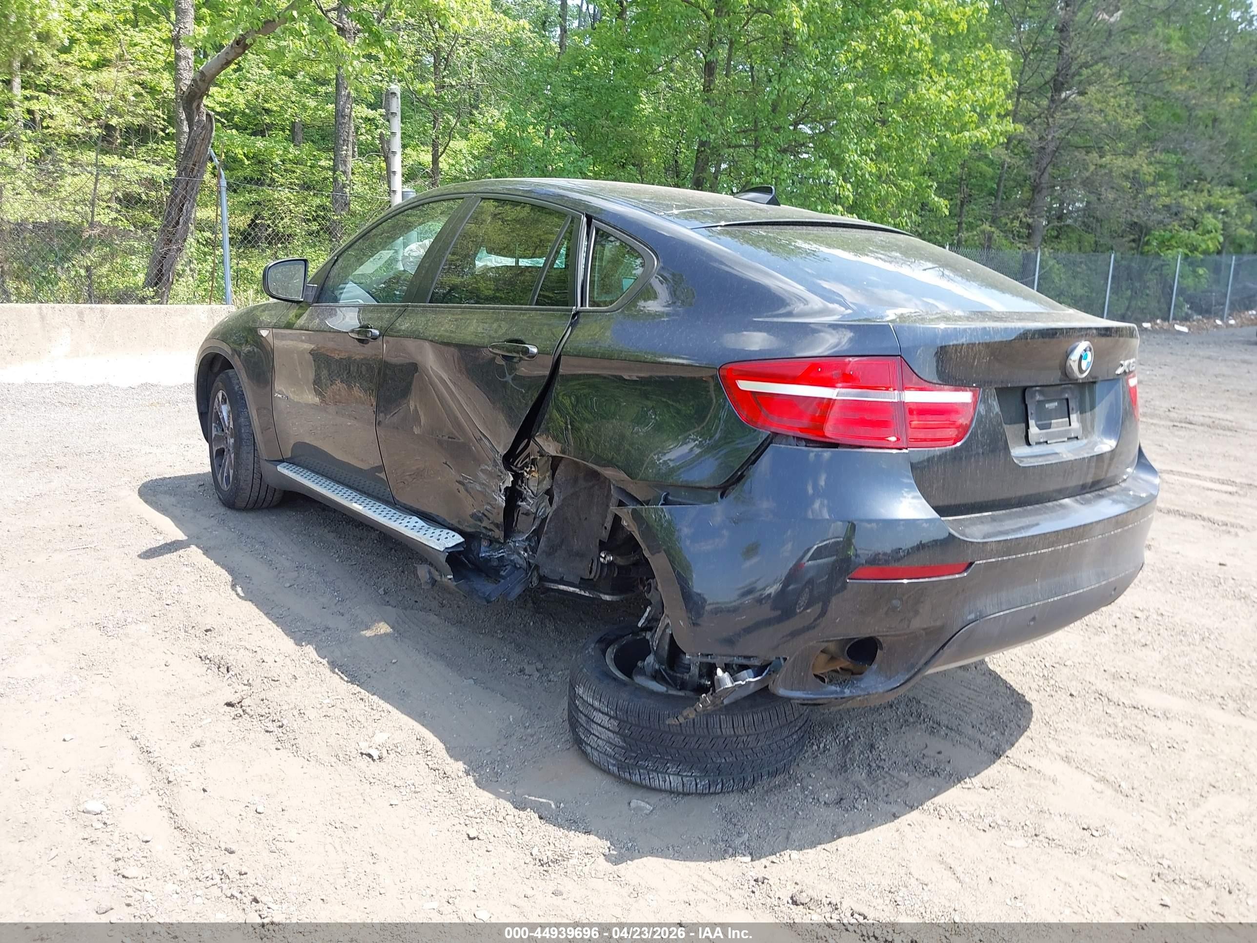 2013 Bmw X6 Xdrive35i Black vin: 5UXFG2C55DL788379