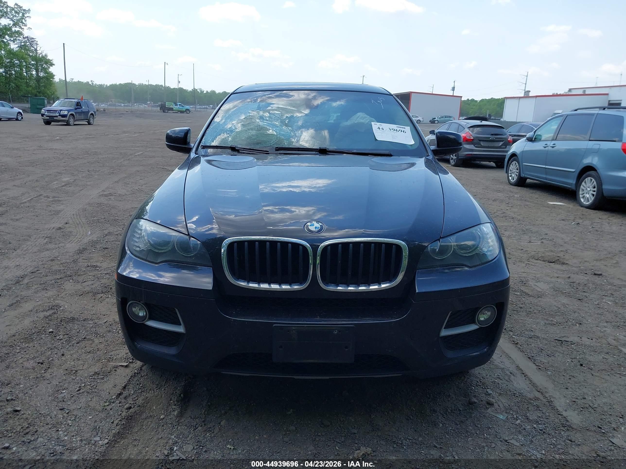 2013 Bmw X6 Xdrive35i Black vin: 5UXFG2C55DL788379