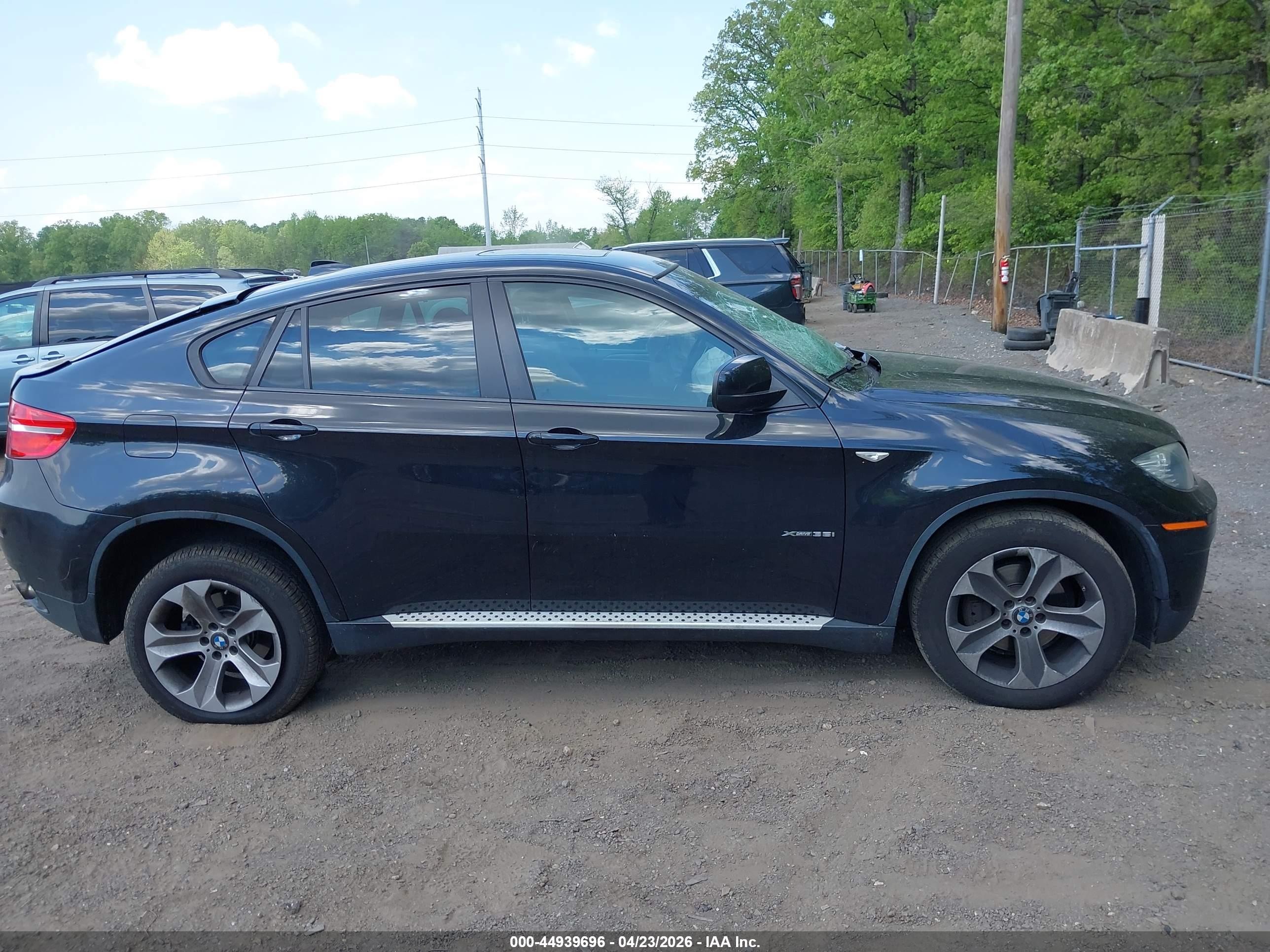 2013 Bmw X6 Xdrive35i Black vin: 5UXFG2C55DL788379