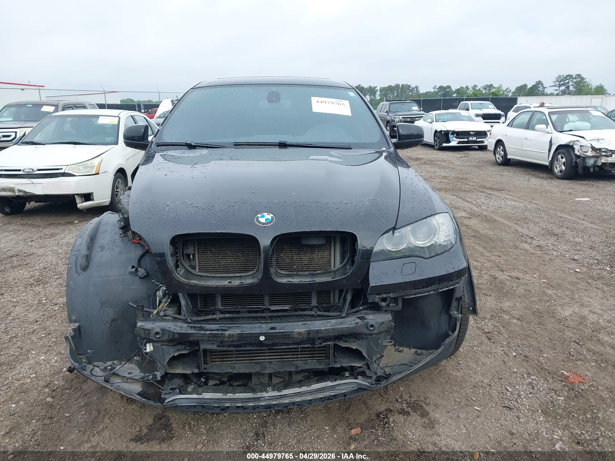 2014 Bmw X6 Xdrive35i Black vin: 5UXFG2C55E0C44471