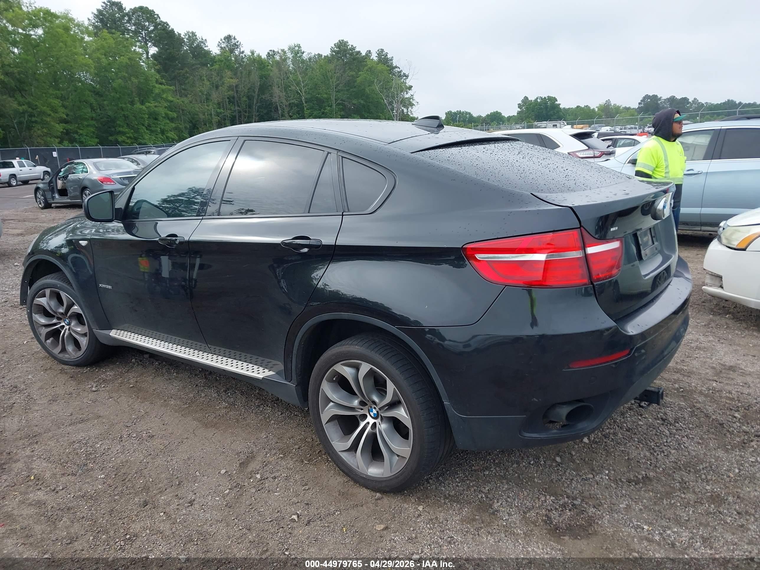 2014 Bmw X6 Xdrive35i Black vin: 5UXFG2C55E0C44471